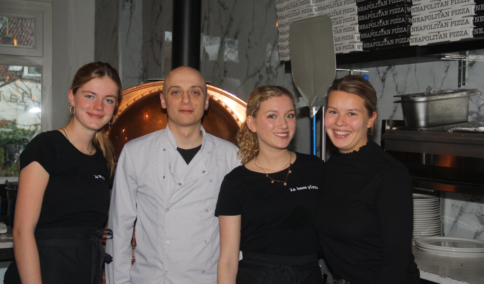 Het team van La Base Pizza Amersfoort.