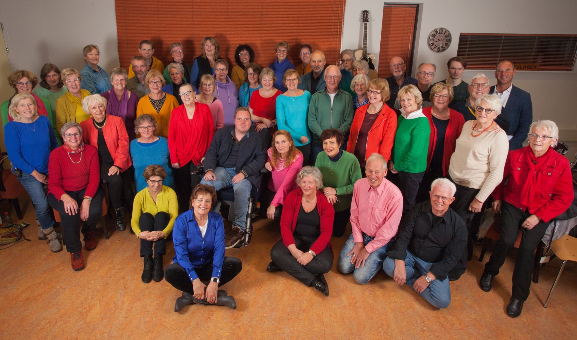 Op zaterdag 8 april 2023 om 10.30 uur wordt er weer een gratis koffieconcert gegeven in de foyer van het Huis van Ermelo. Foto: Musical- en Popkoor Ermelodie.