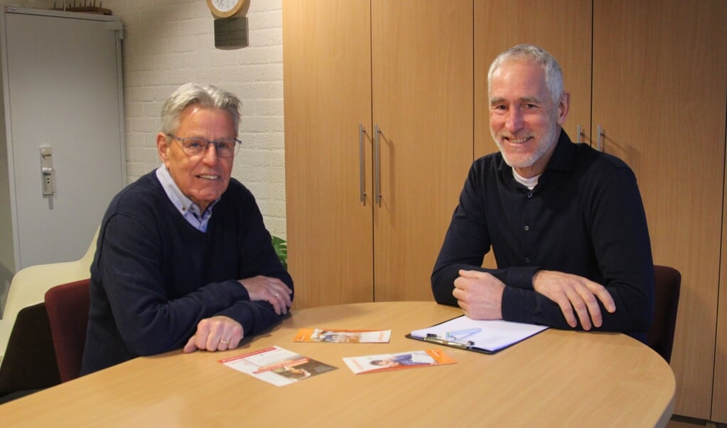  Voorzitter Theo Koele (links) en bestuurslid Steven Dorrestijn. Foto: Barry Wensink 