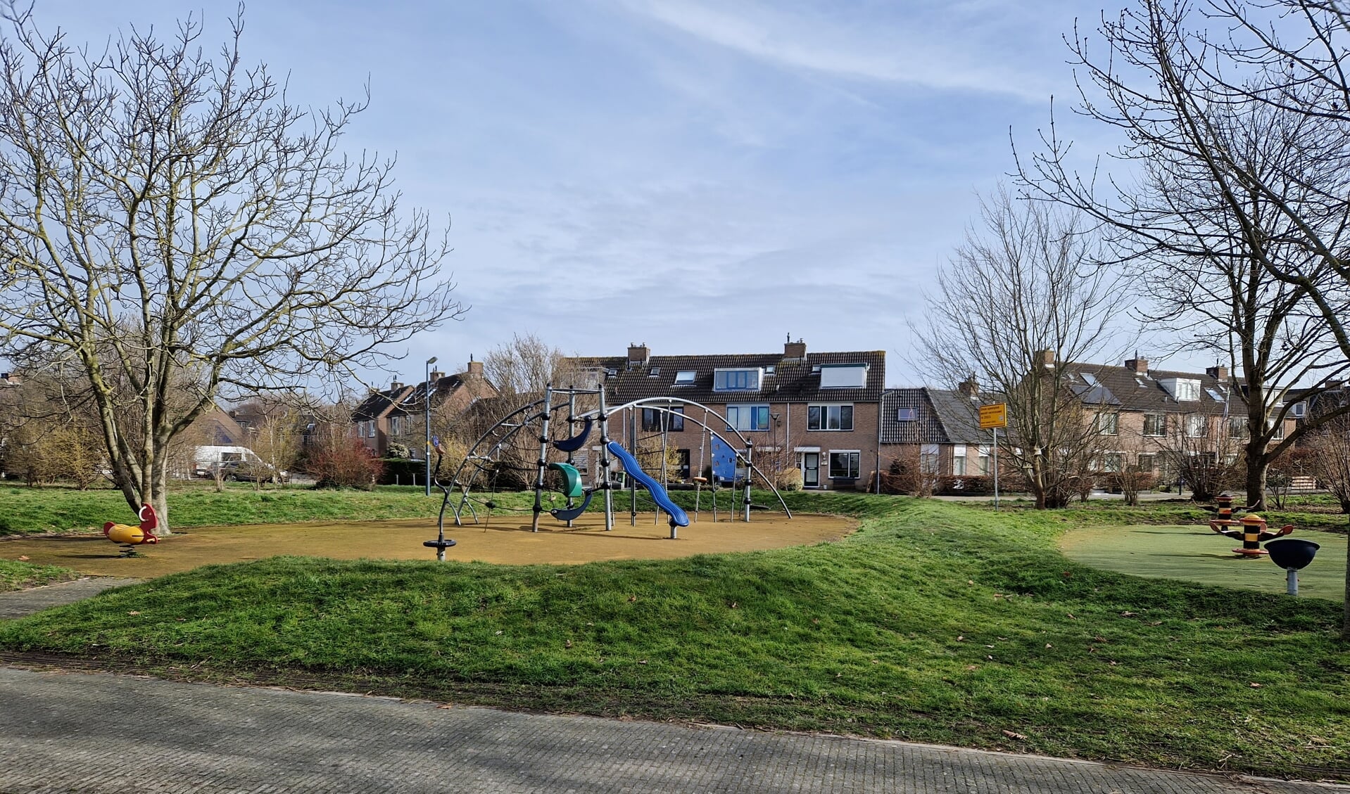 De huidige speeltuin Elspeterbos in wijkpark Overbos 