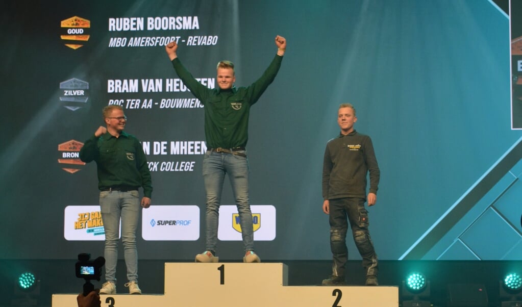 Opnieuw goud voor Ruben Boorsma bij nationale vakwedstrijden MBO