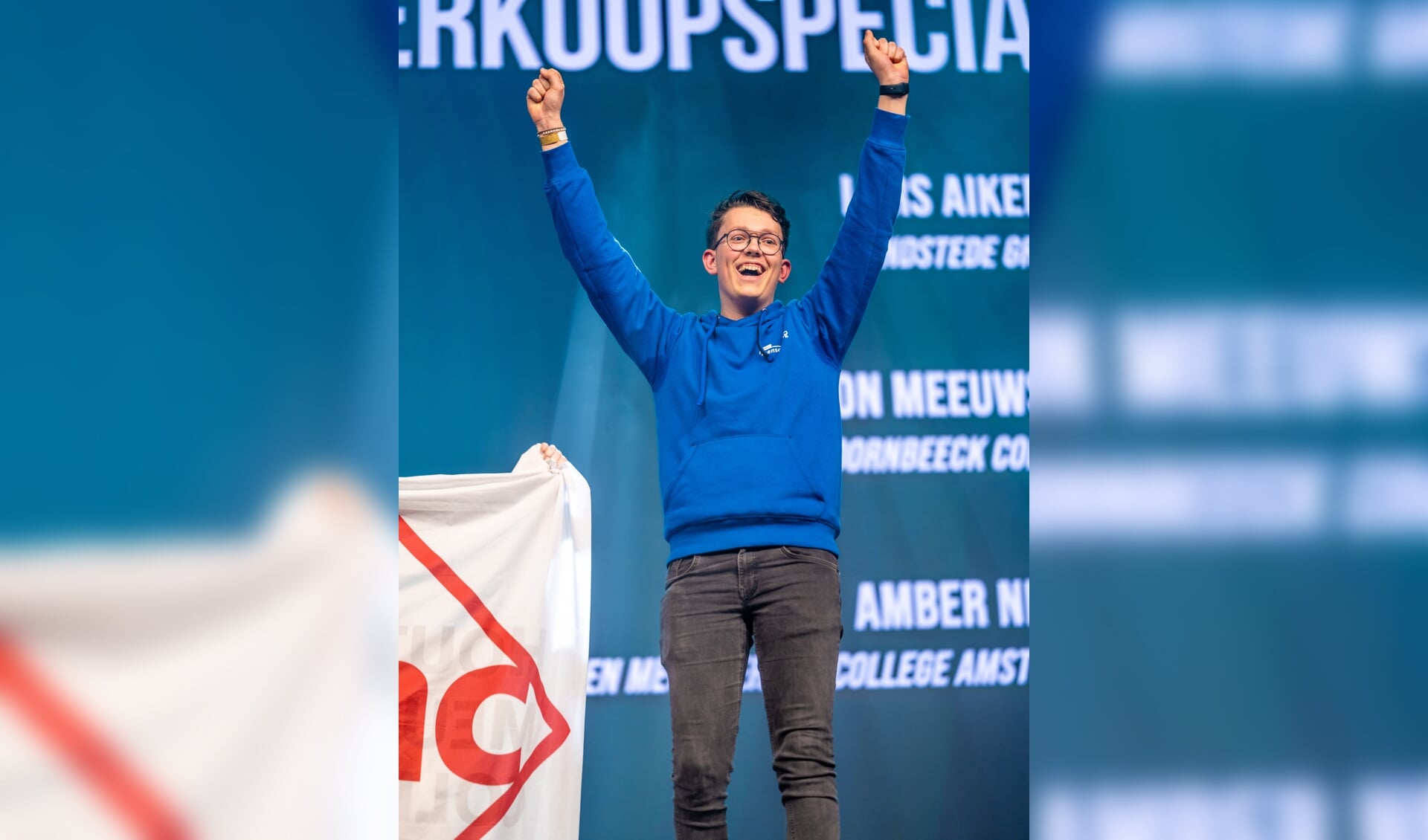 Harderwijker Lars Aikema student van mbo Menso Alting in Zwolle.