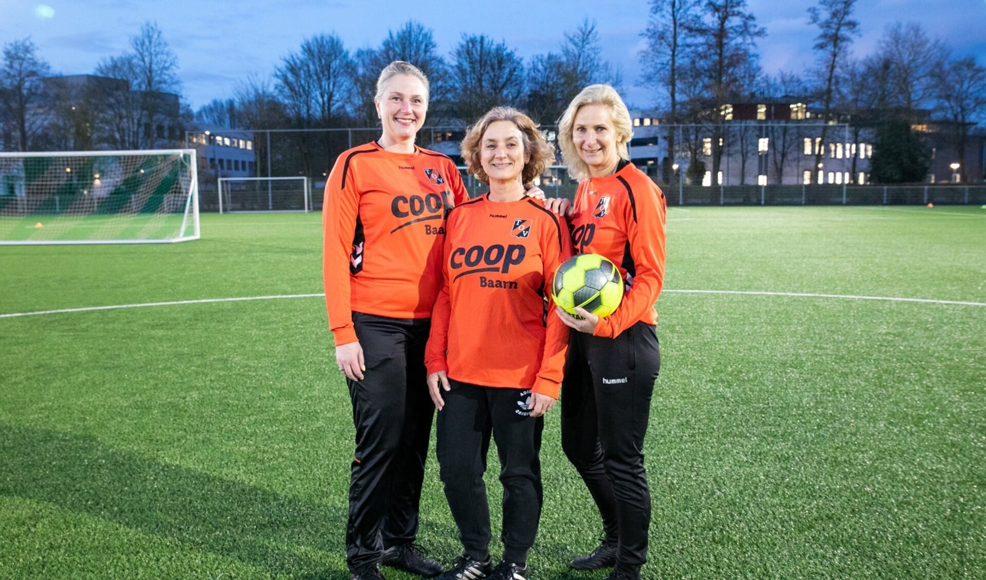 Vanaf links: de initiatiefnemers Barbara Blok, Nina den Broeder en Karen Nagelkerke.