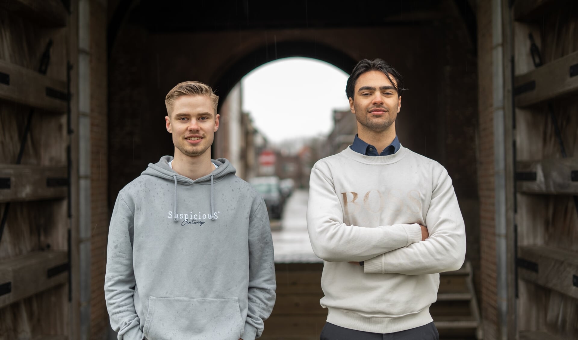 Loïc van Prooijen (20) en Jurre Koster (19) zijn de oprichters van StartUp Stijen.  