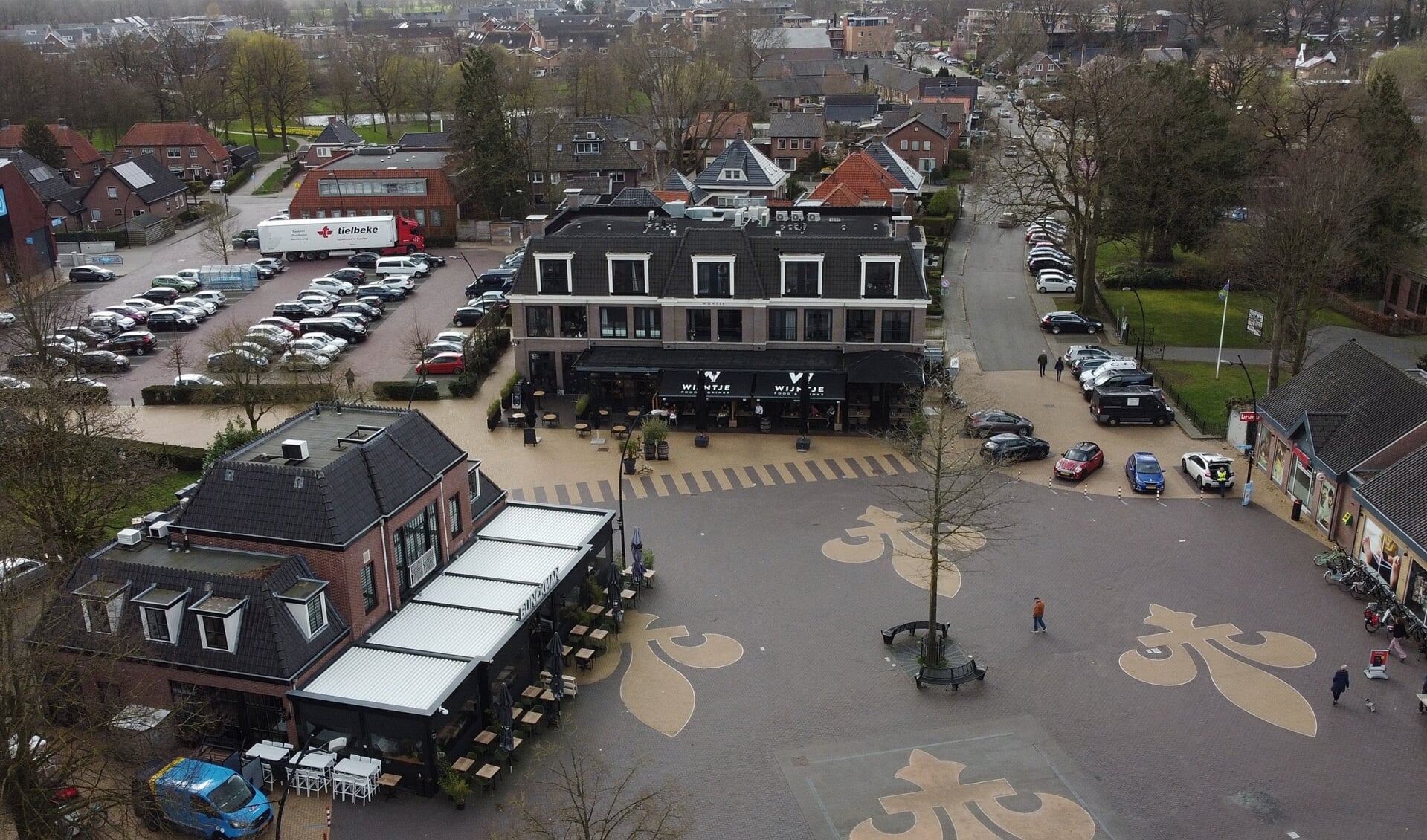 Het Bunckmanplein in Voorthuizen.