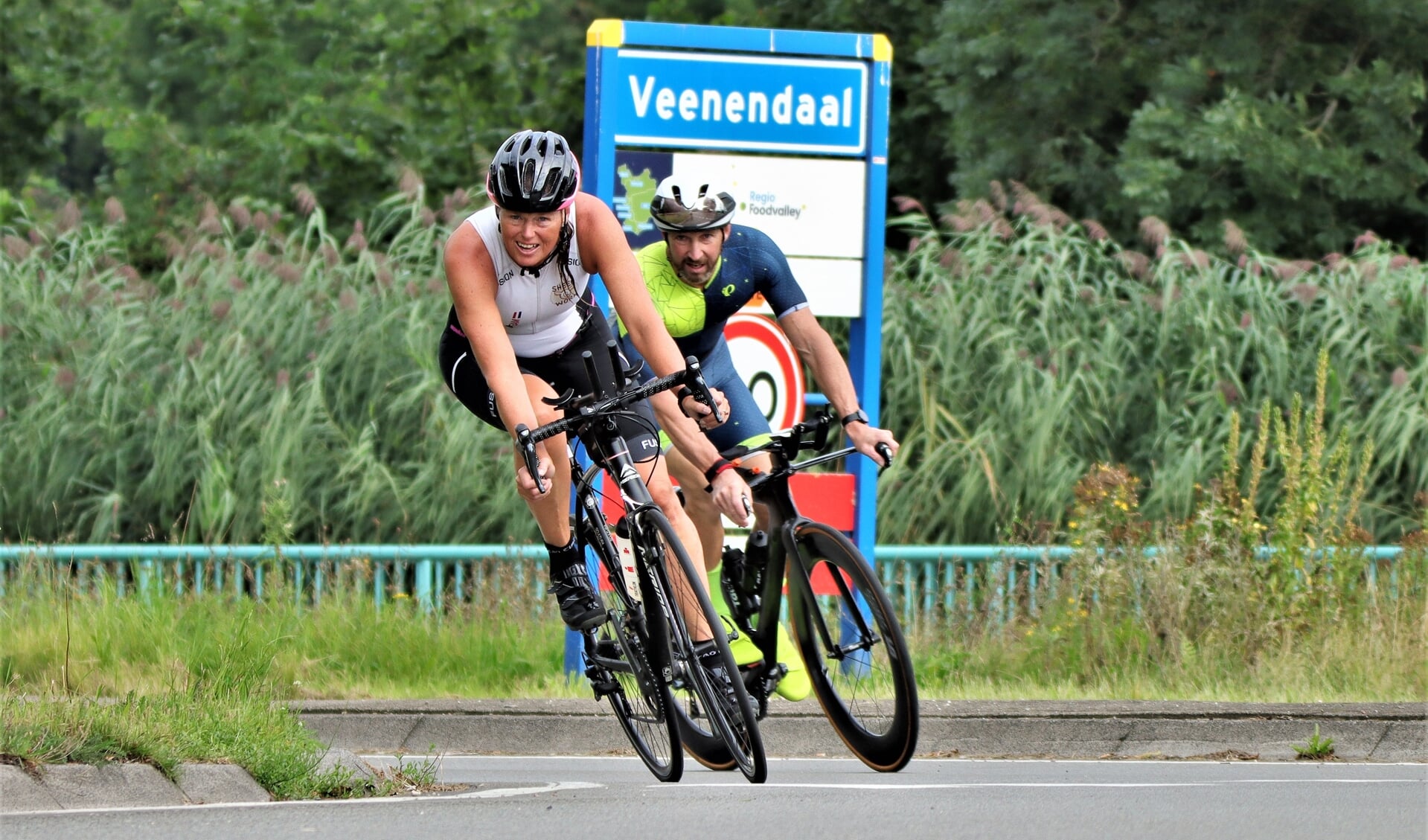 Sinds 2007 gaat het fietsgedeelte van de Triatlon van Veenendaal over de Rondweg Oost.