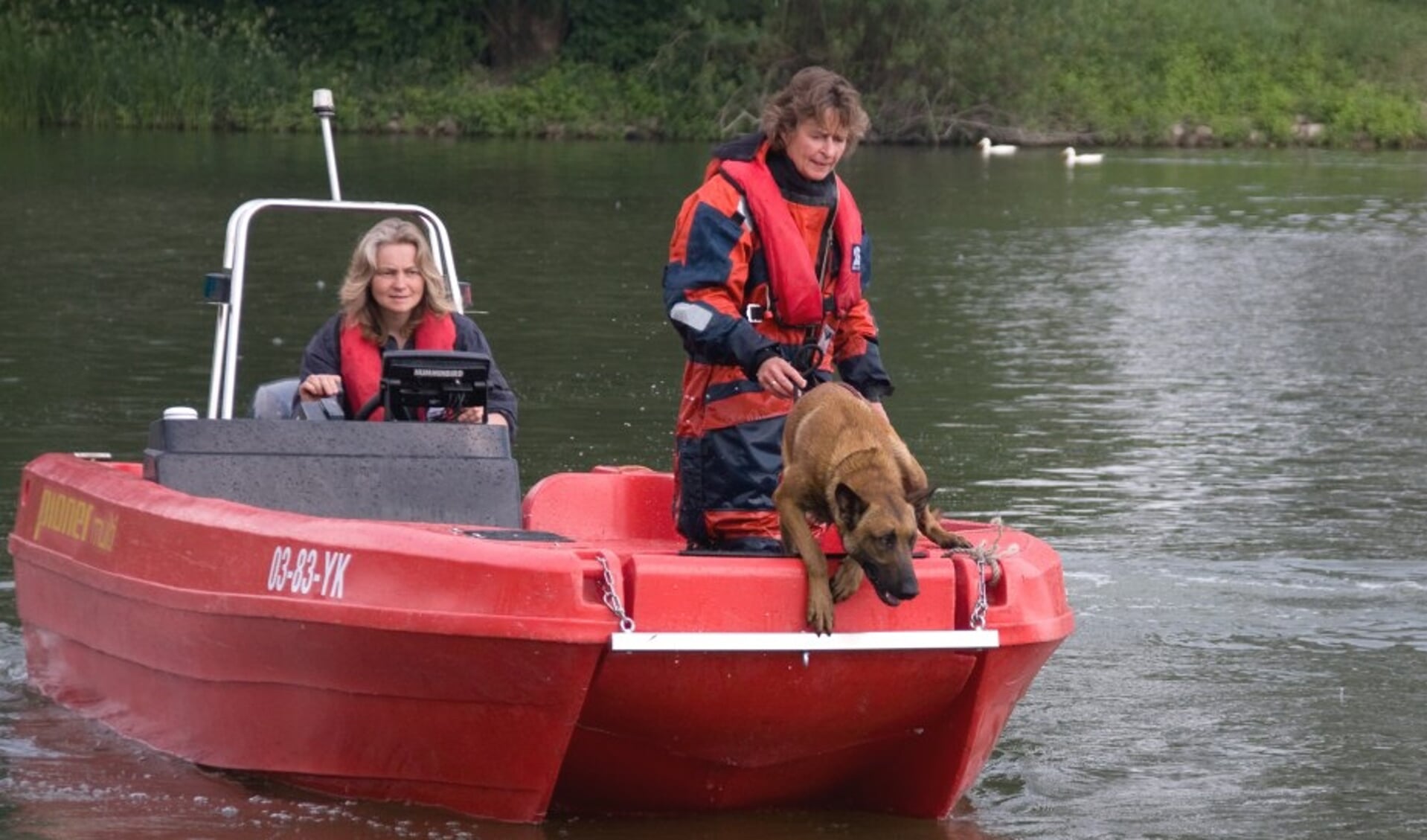 Het team van de Signi zoekhonden