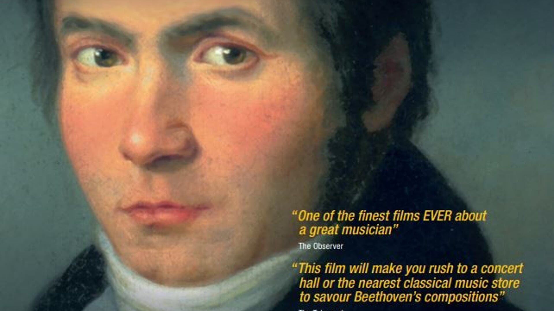 Fragment van filmposter 'In Search of Beethoven'.