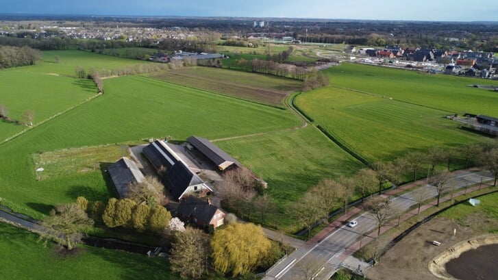 De locatie van het toekomstige azc, aan de Nijkerkerweg in Barneveld.