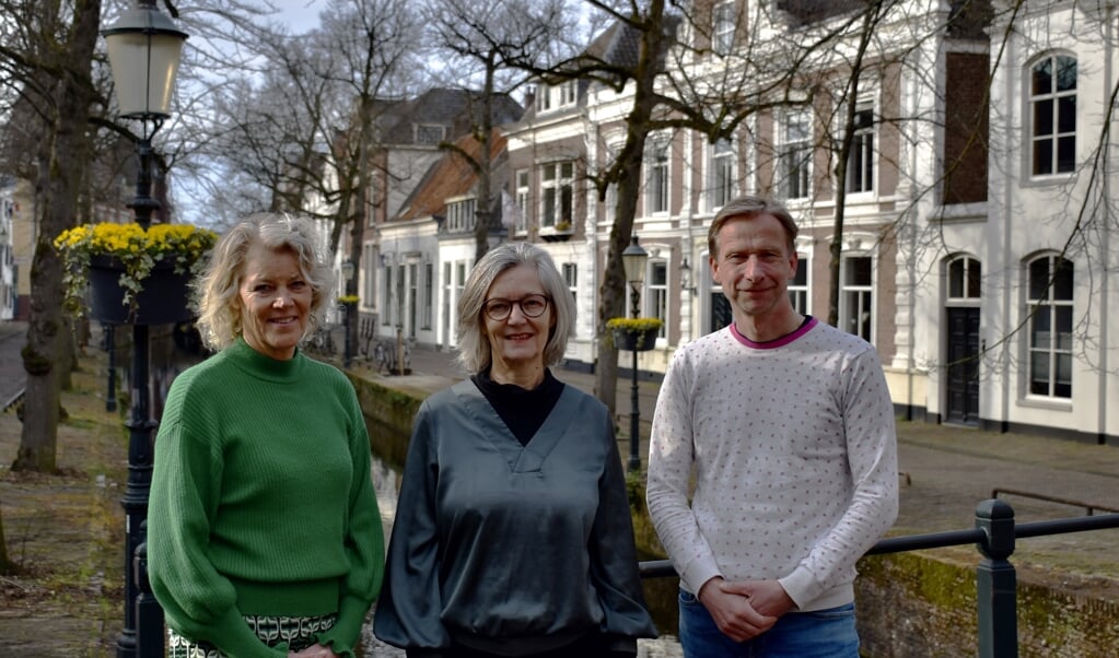 Docenten Eveline Hemke, Monique Zwart en Frank Pierik. 
