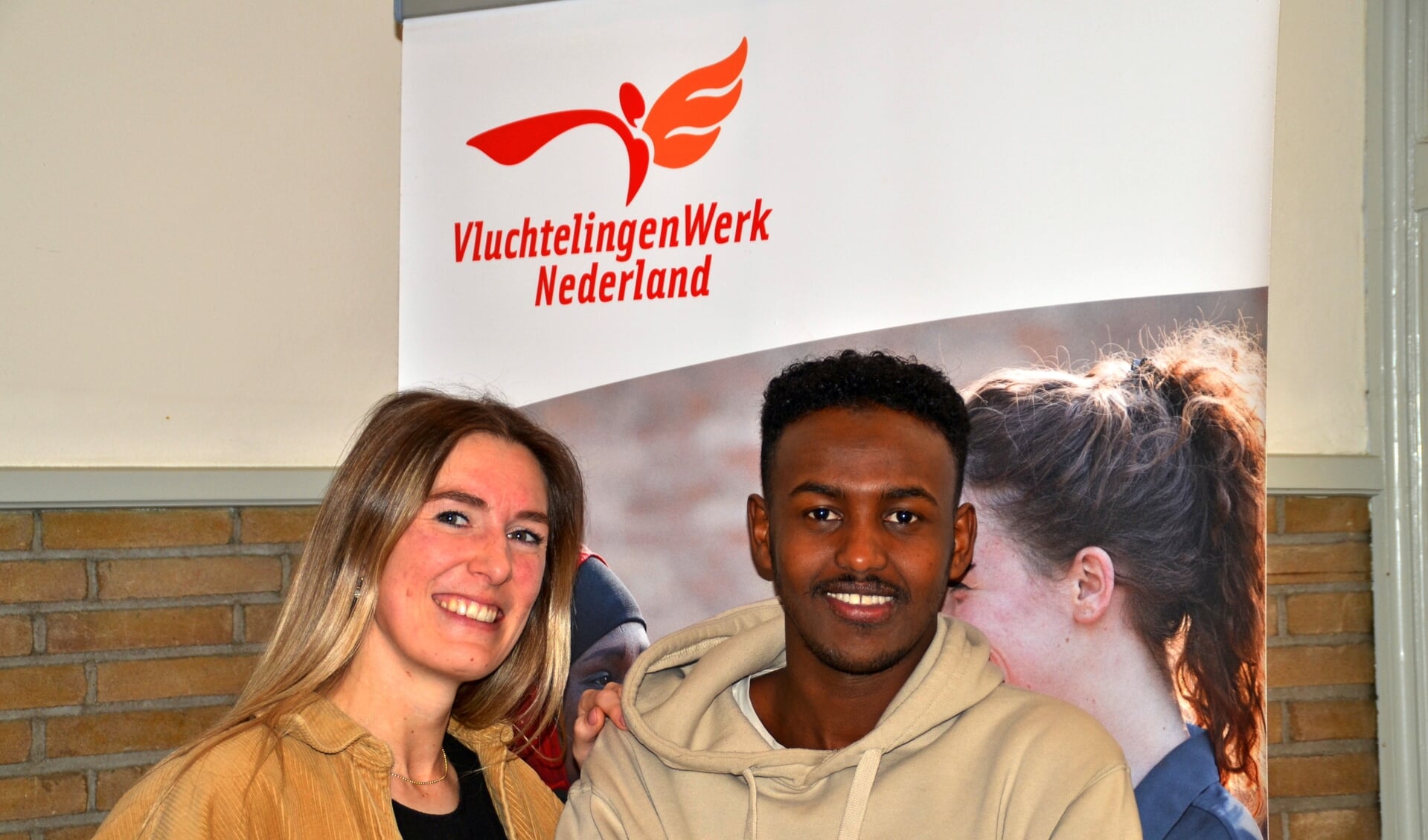 Mariëlle van Warmerdam begeleidt Mohamed Abdi om zijn weg te vinden in de Wageningse samenleving