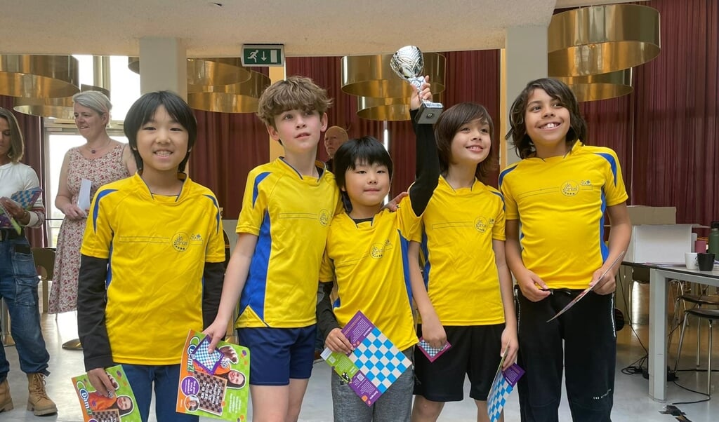 Primary school De Cirkel is again a finalist in the Dutch School Checkers Championship