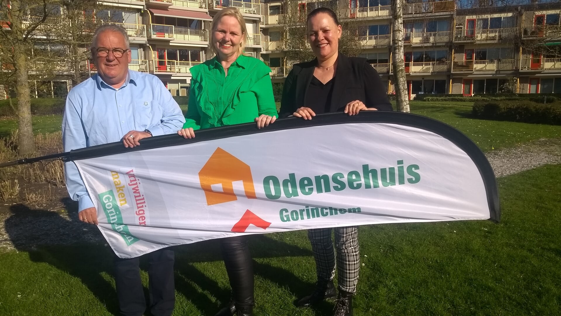 Jan Kant, Petra Peursem en Edith van der Wal zijn actief voor het Odensehuis