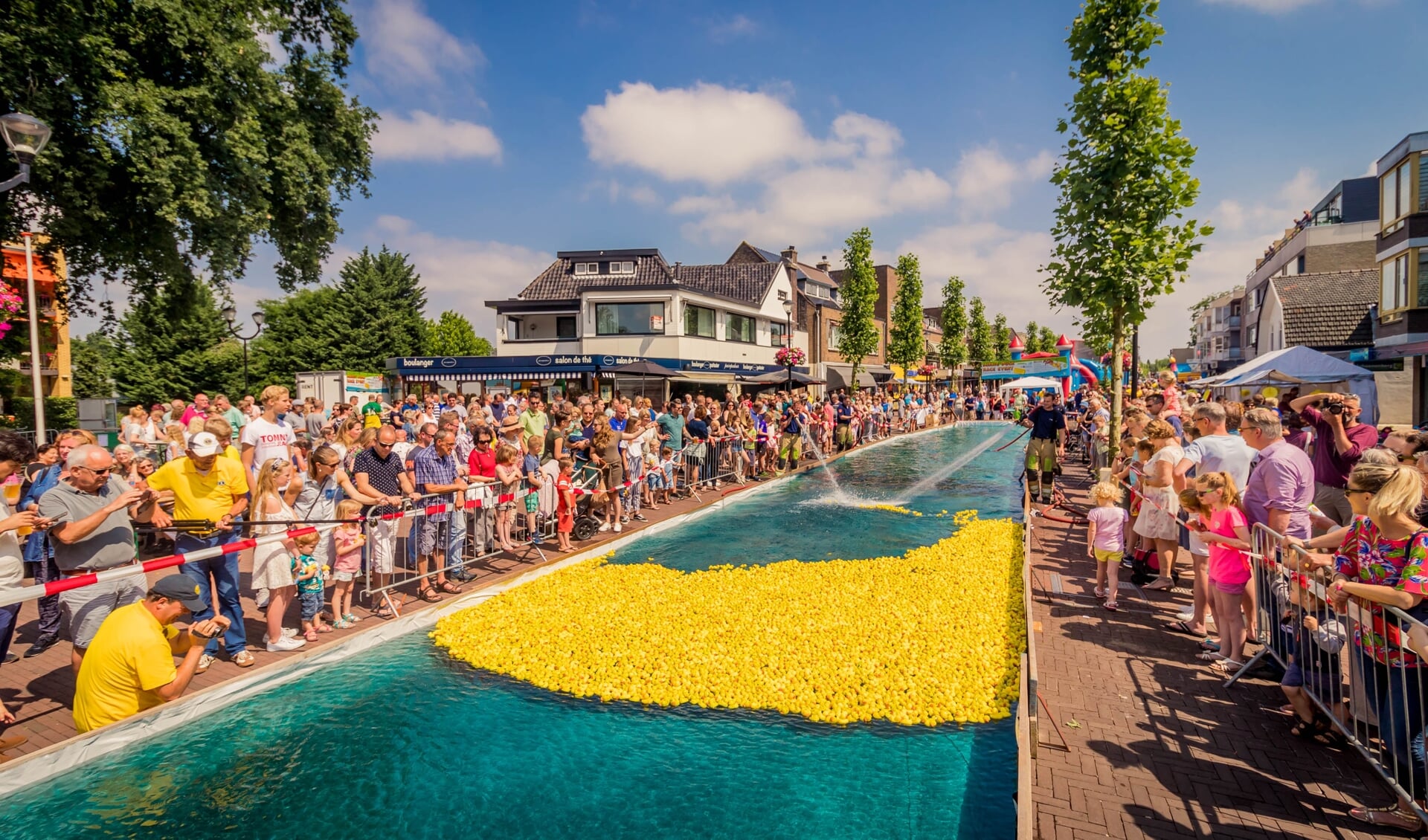 Een indruk van de Lukkie Duckrace in Soest in 2018.