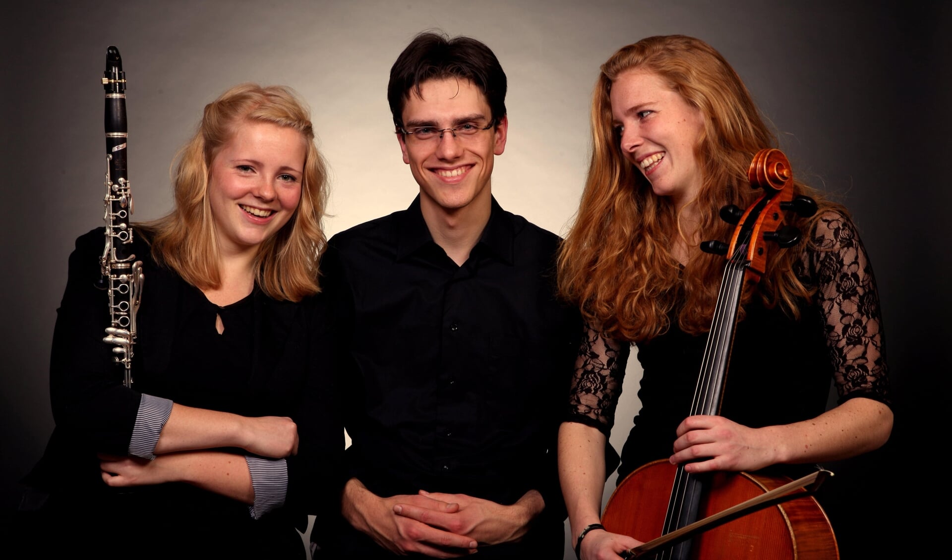 Annemiek de Bruin (links), Laurens de Man en Irene Kok.