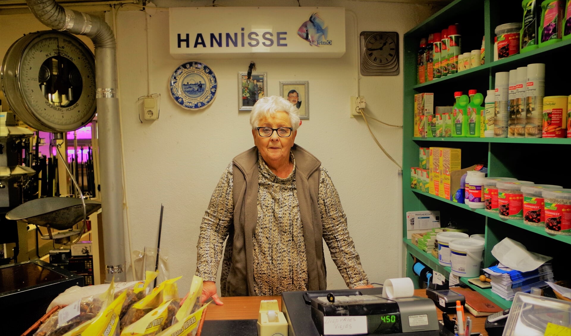 Lien Hannisse in haar voormalige winkel.