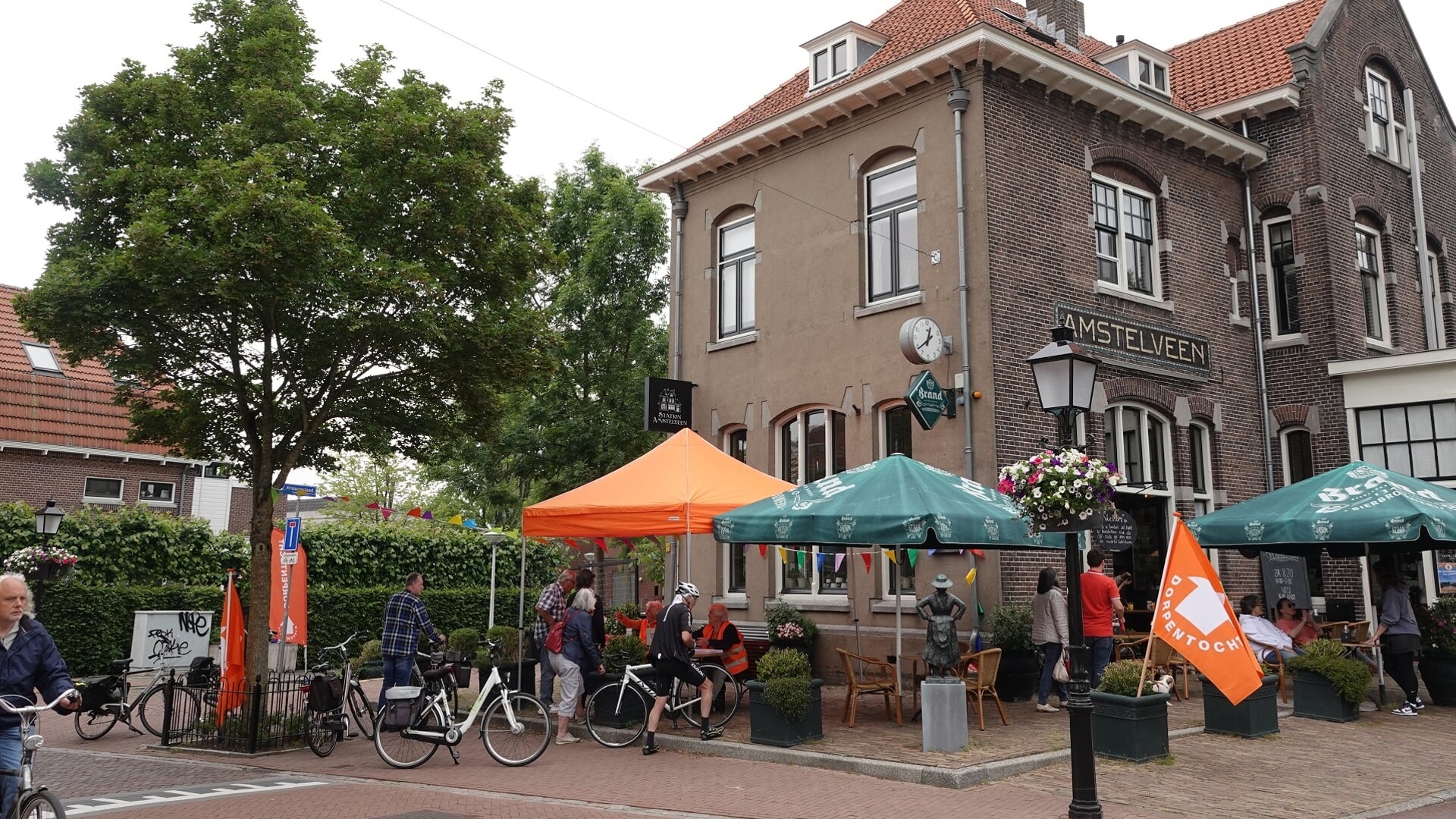 Stempelpost in Amstelveen tijdens de Dorpentocht.