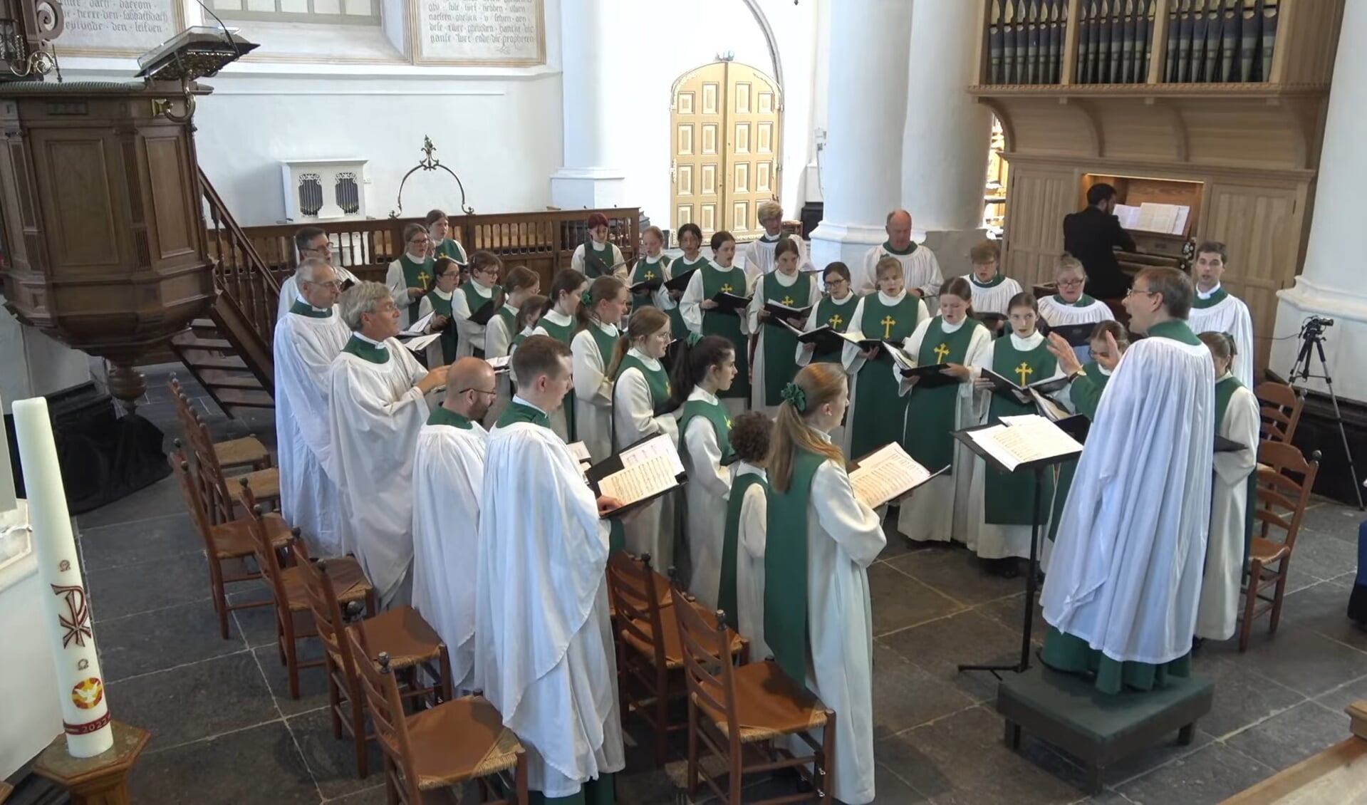 Bath Abbey Choir in 2022 in de Grote Kerk
