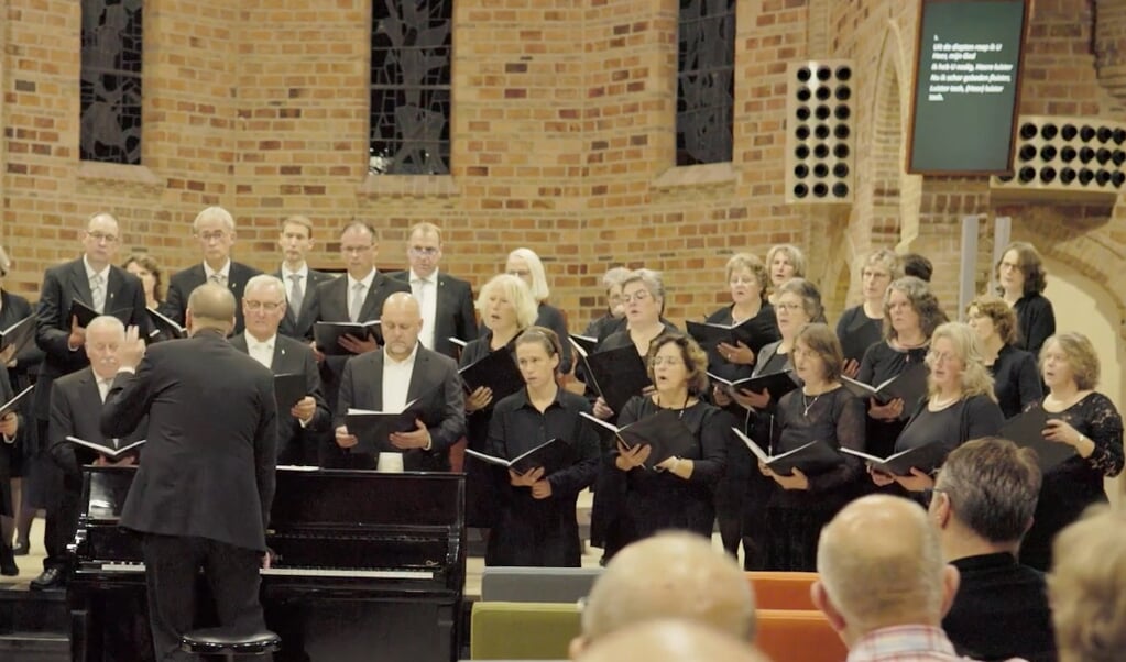 Viva Vox tijdens een concert in Apeldoorn