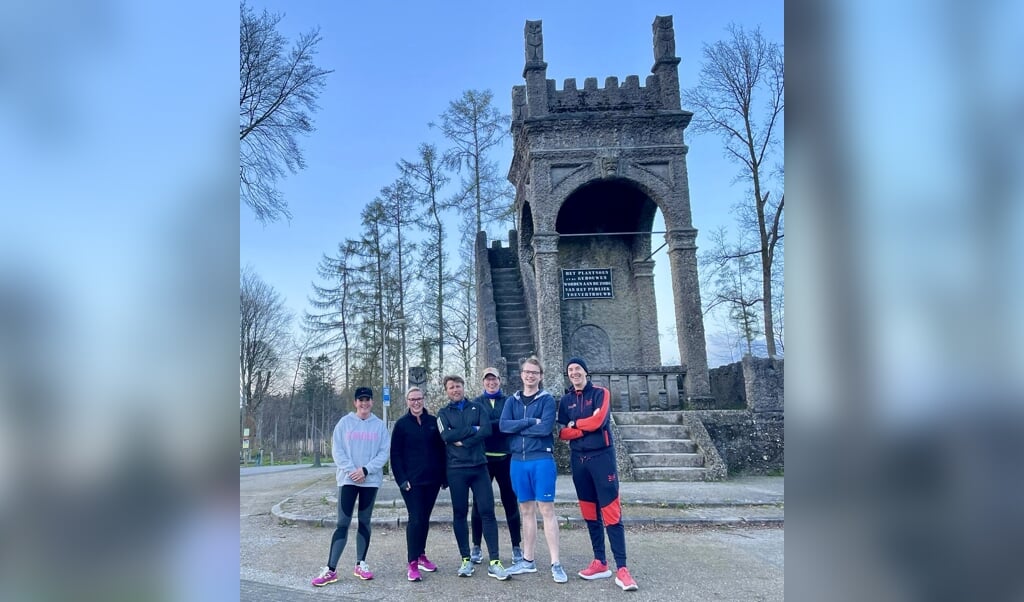 Trainingsgroep voor de Uilentoren Loop in Leersum