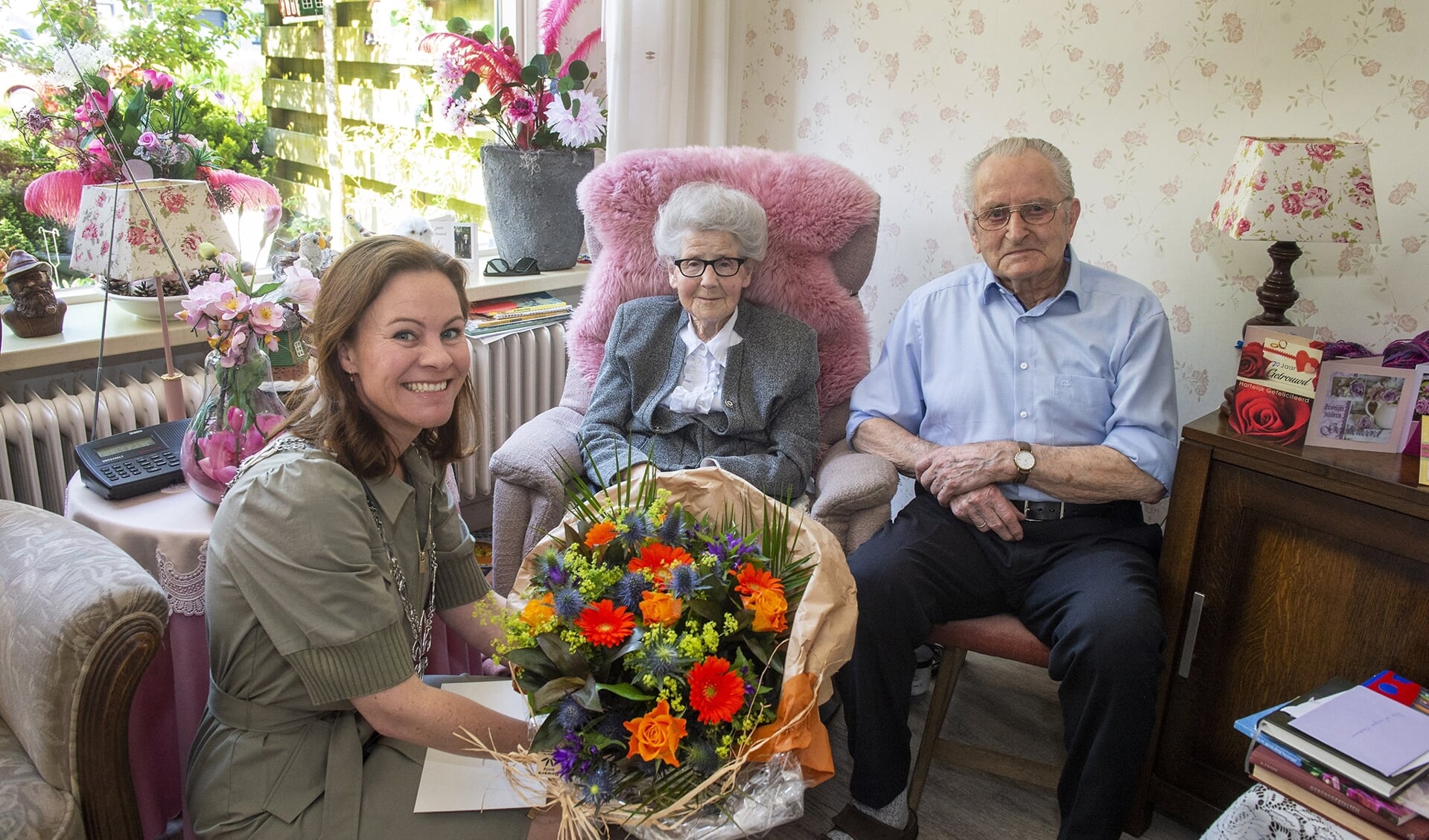 Dhr en mevr Hardeman 70 jaar getrouwd