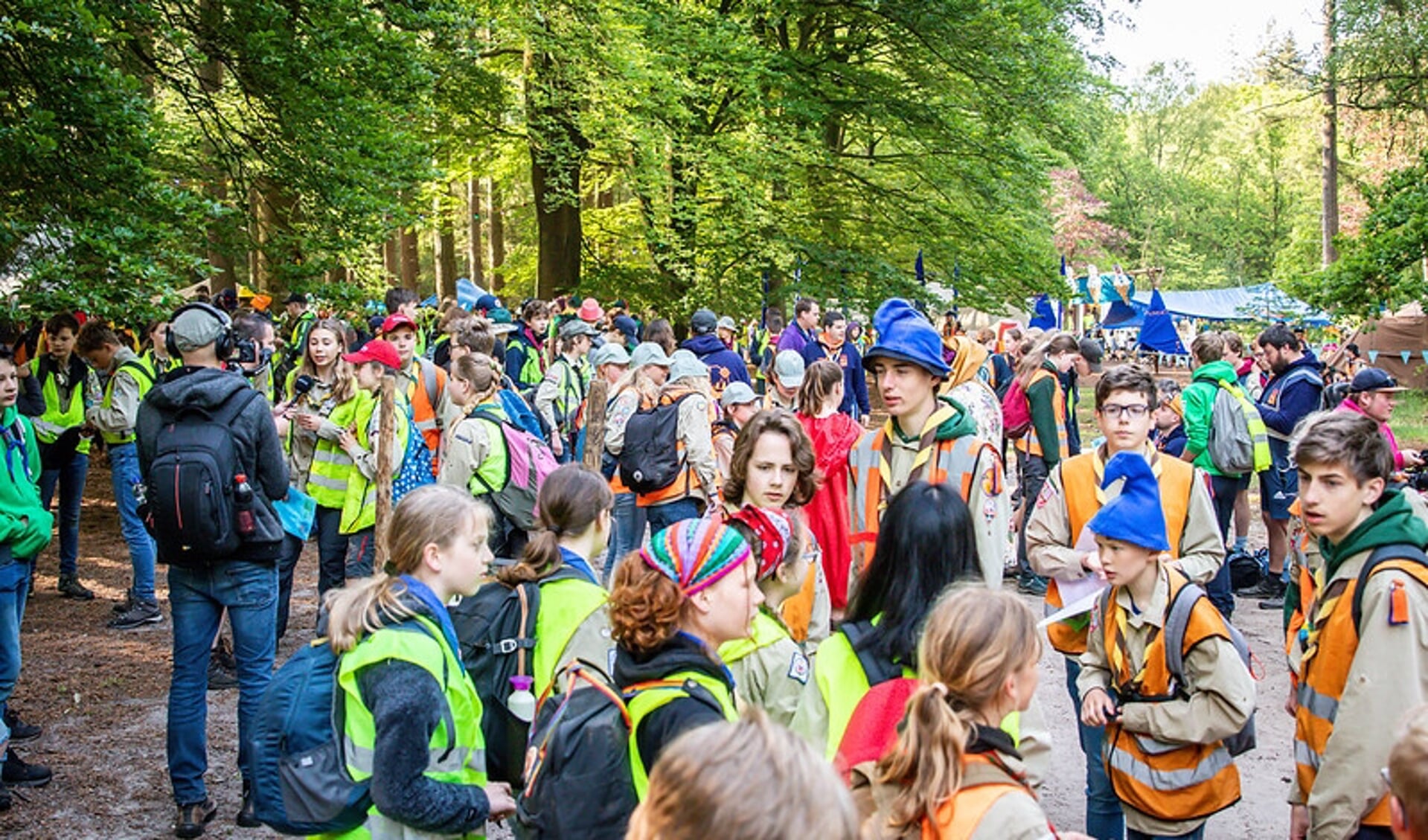 Honderden scouts trokken afgelopen weekend naar Baarn