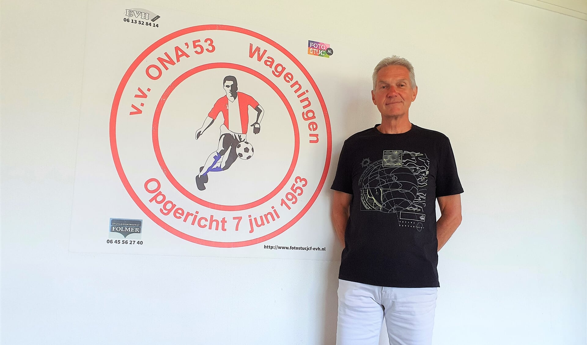 ONA'53-voorzitter Hans Bruyns is trots op zijn club. ,,We groeien nog altijd."