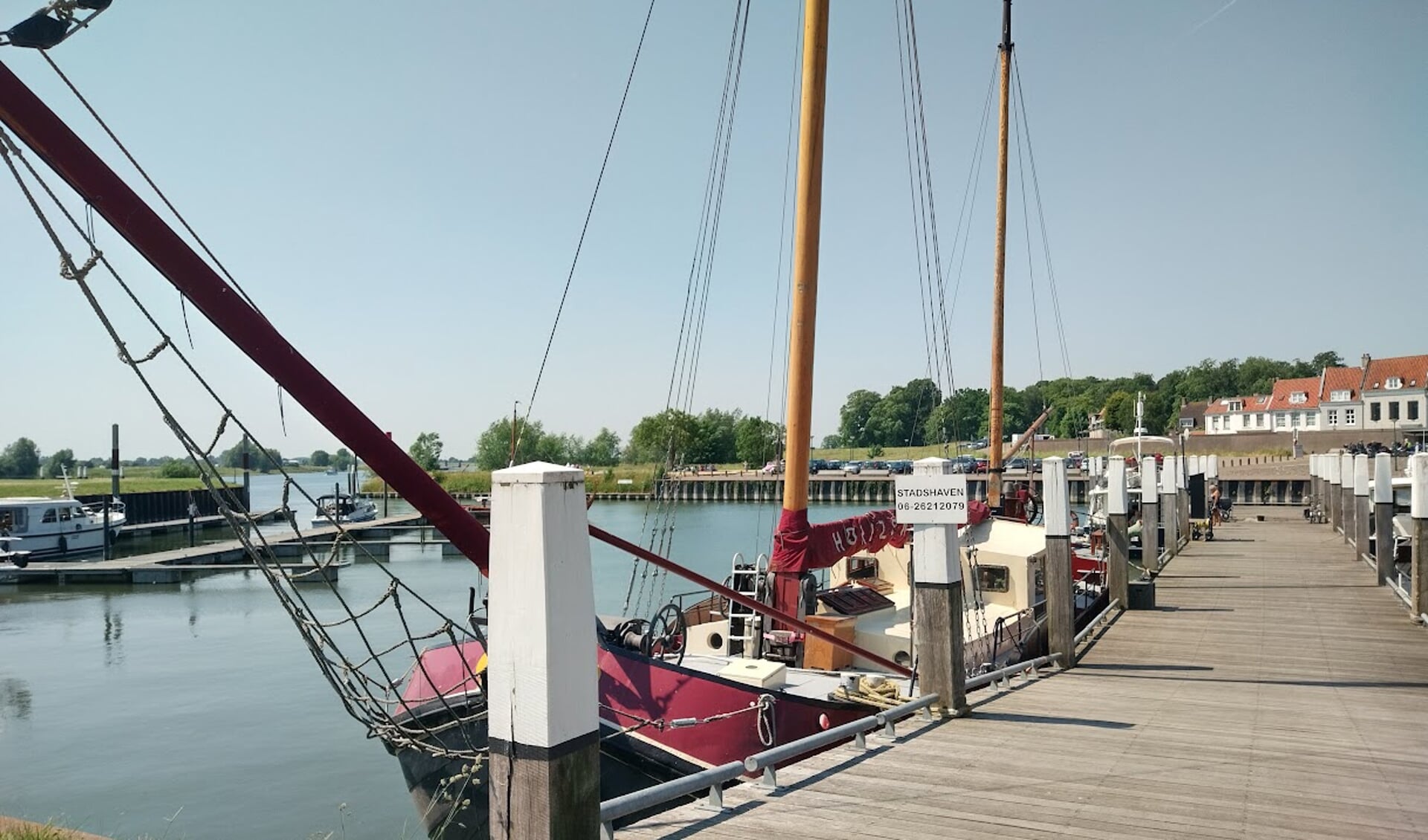 De passantenhaven van Wijk bij Duurstede