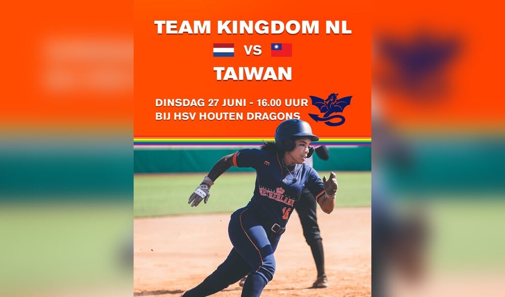 Kom een echte softbal interland bekijken in Houten