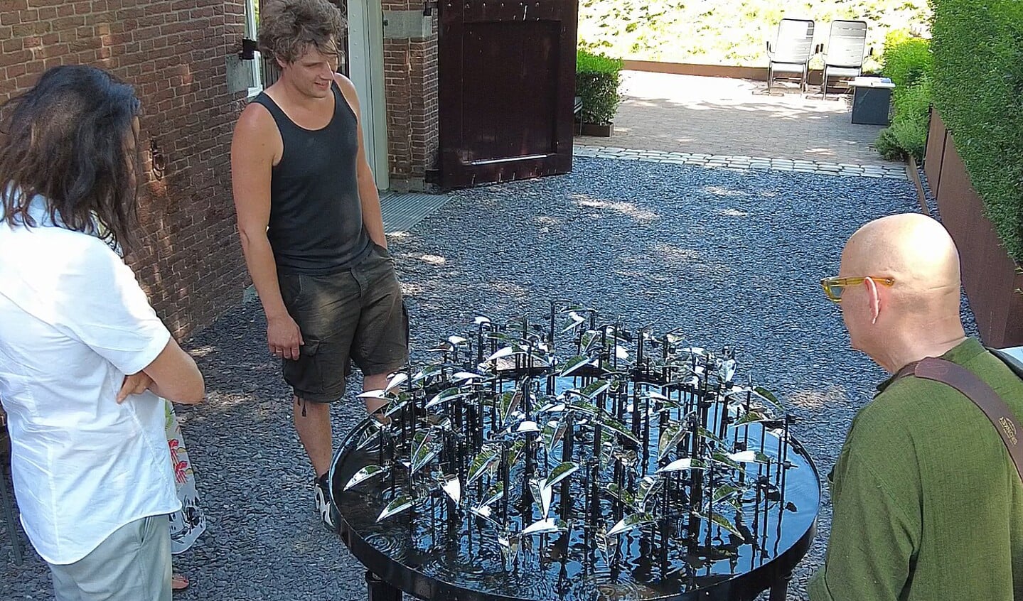 In de tuin bij de Affuitloods