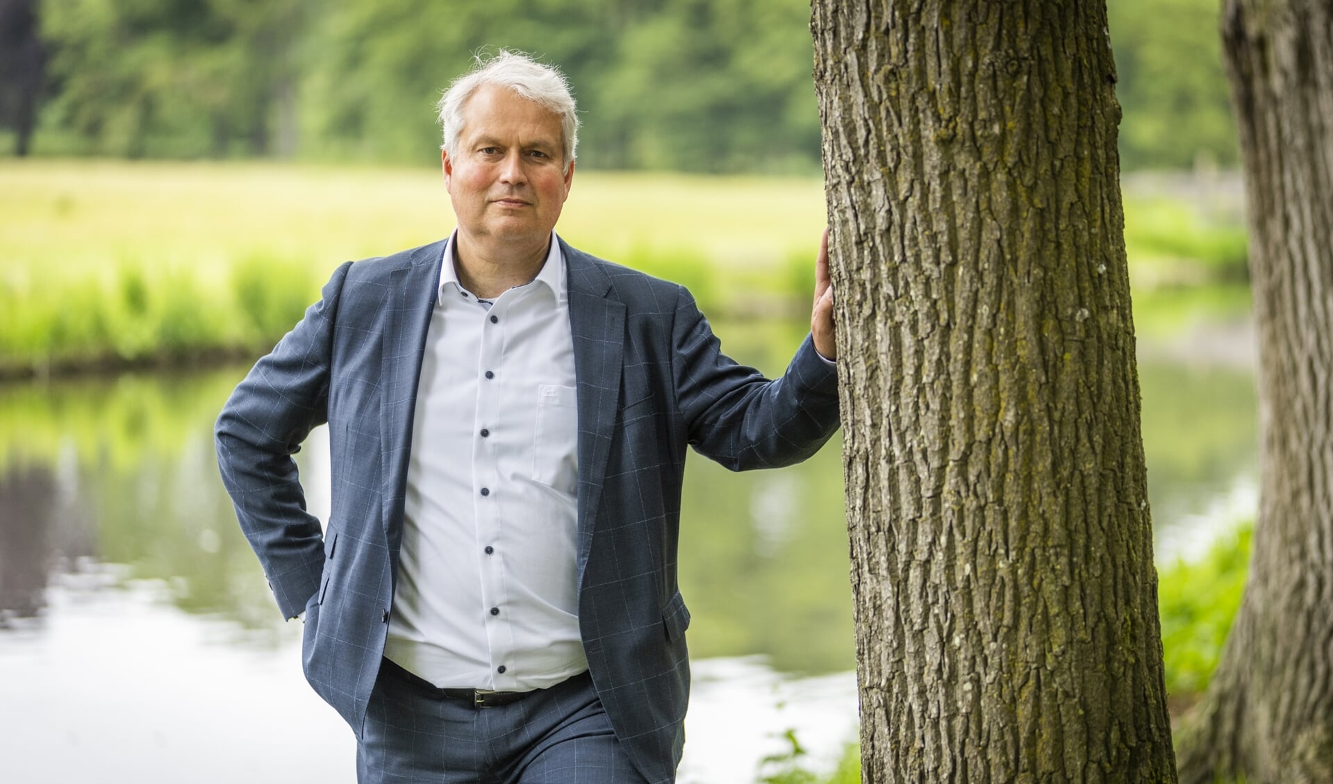 Wethouder Wim Oosterwijk van financiën.