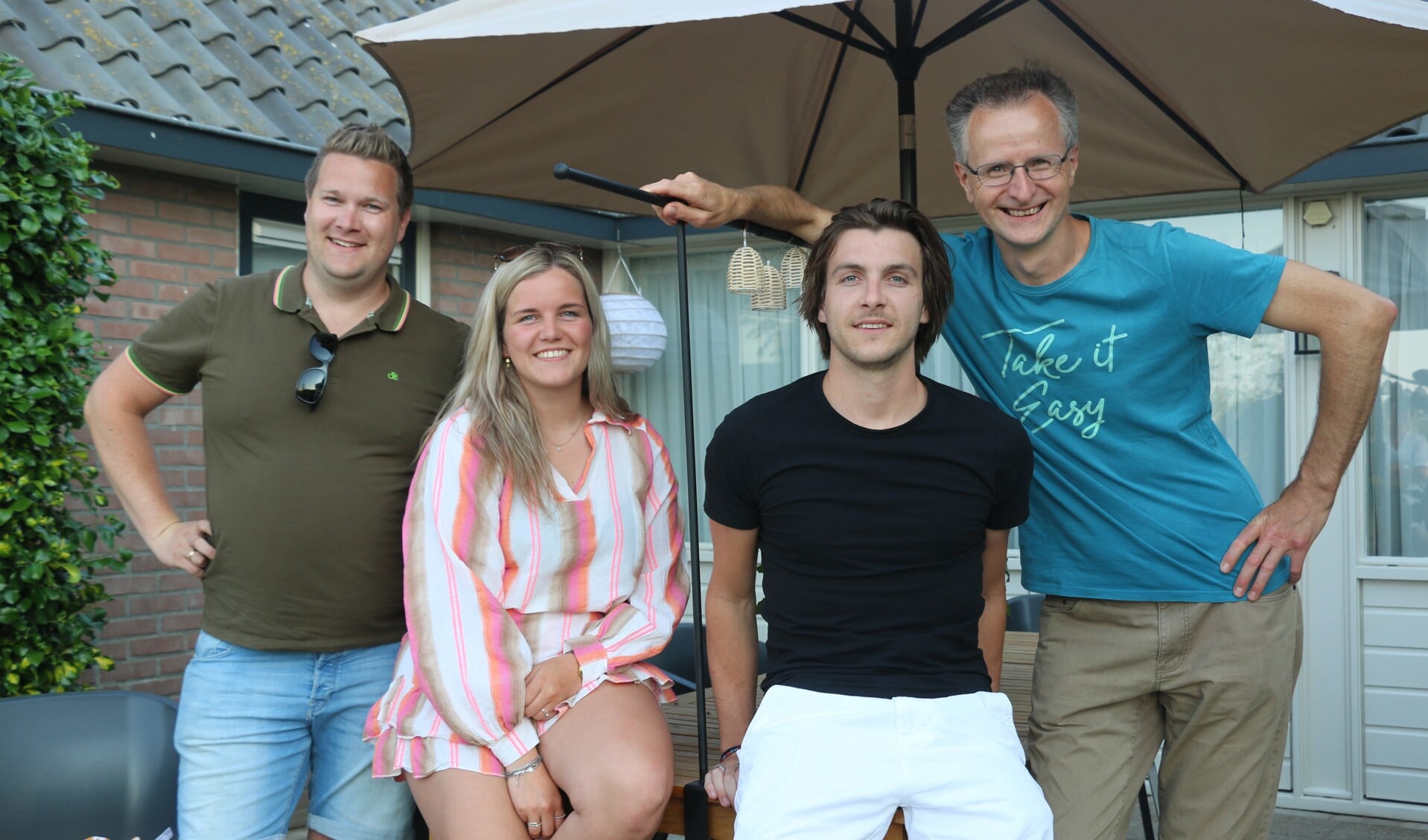 Van links naar rechts: Jeroen van de Craats, Marit Bouw, Toby Drost en Sjaak van Leijenhorst.