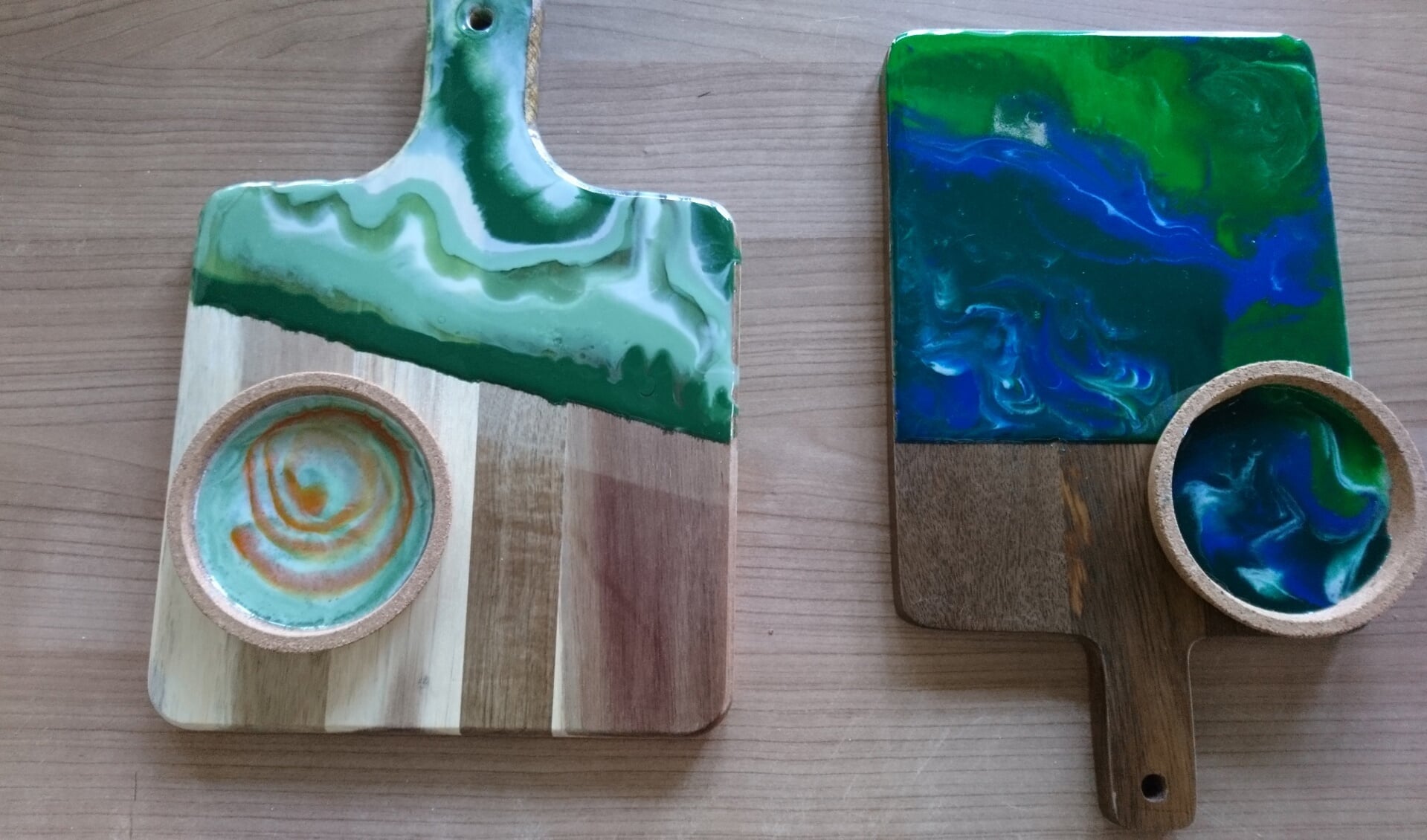 borrelplank met epoxy