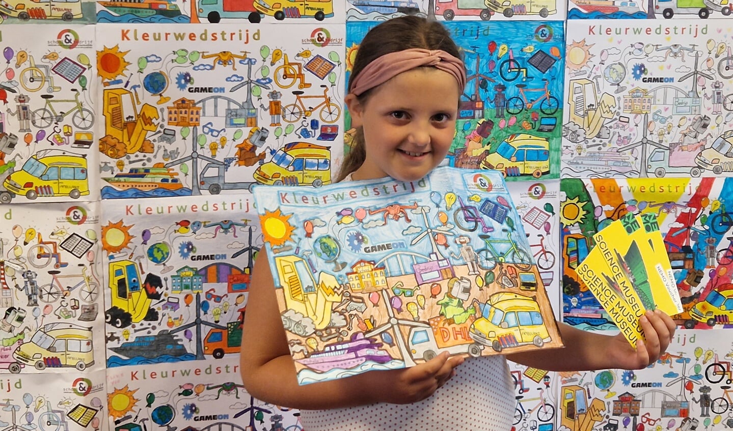Joanne (groep 6) Kon. Wilheminaschool, Hardinxveld-Giessendam won 4 toegangskaartjes Nemo Amsterdam