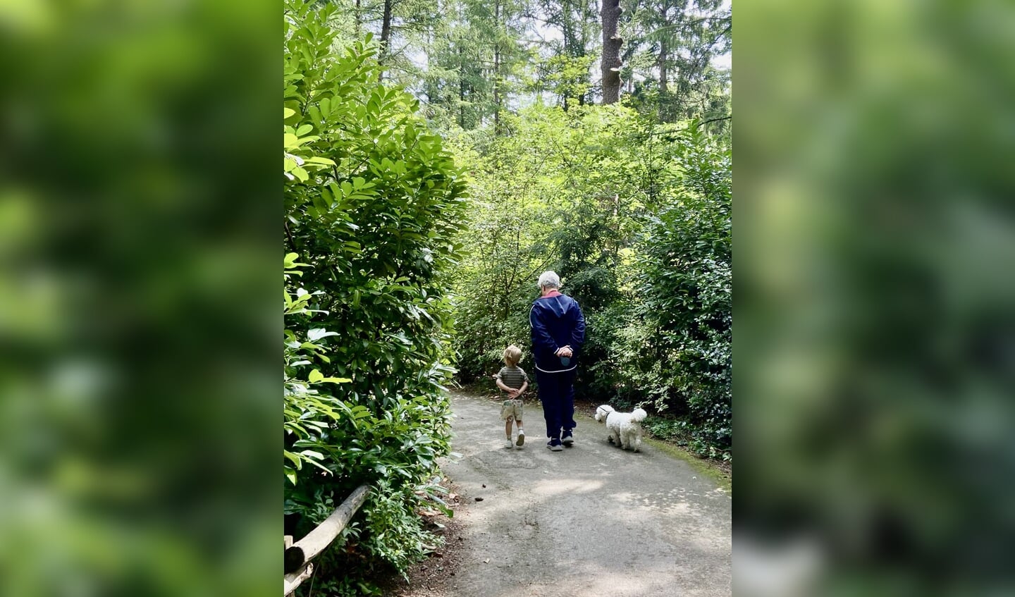 'Walk and talk' met kleinzoon in Dierenpark Amersfoort