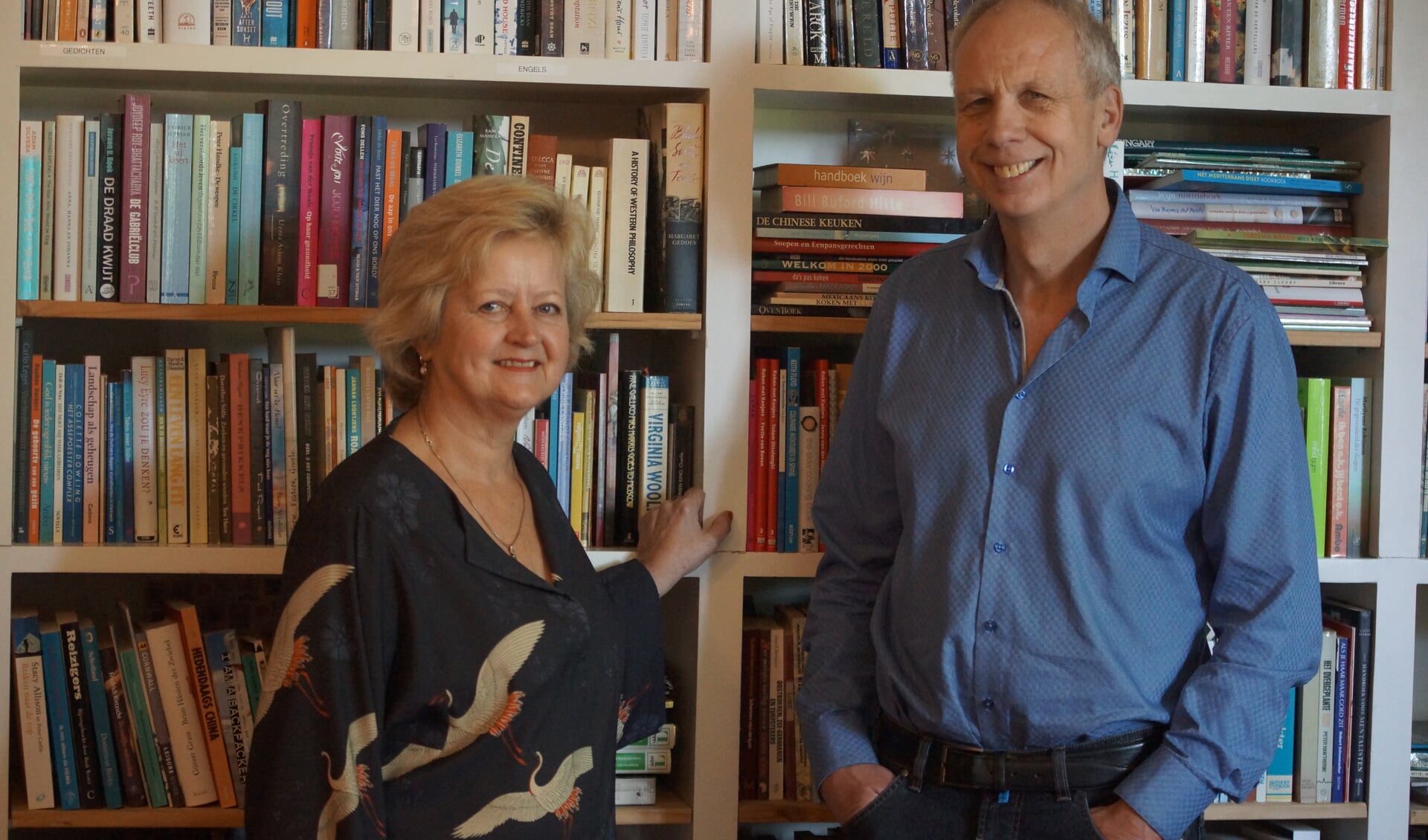 Karin van der Raad-Doornik en Gooitzen Zwanenburg zijn twee van de vijf juryleden van de Baarnsche Literatuurprijs.