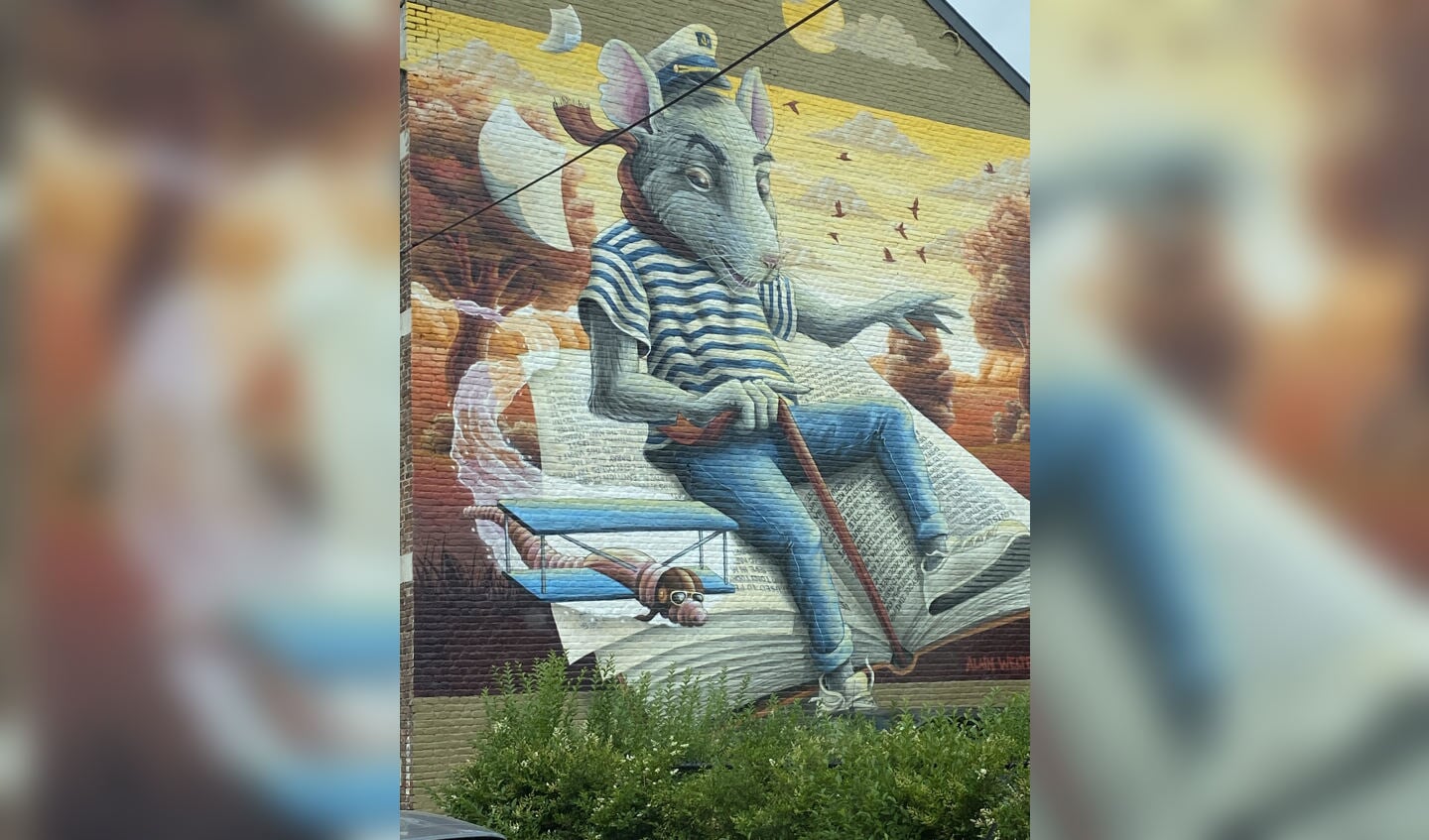 Streetart in Frankrijk.