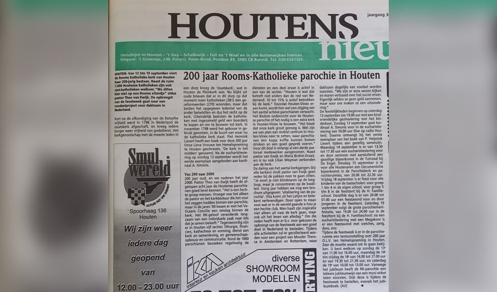 200 jaar RK kerk in Houten