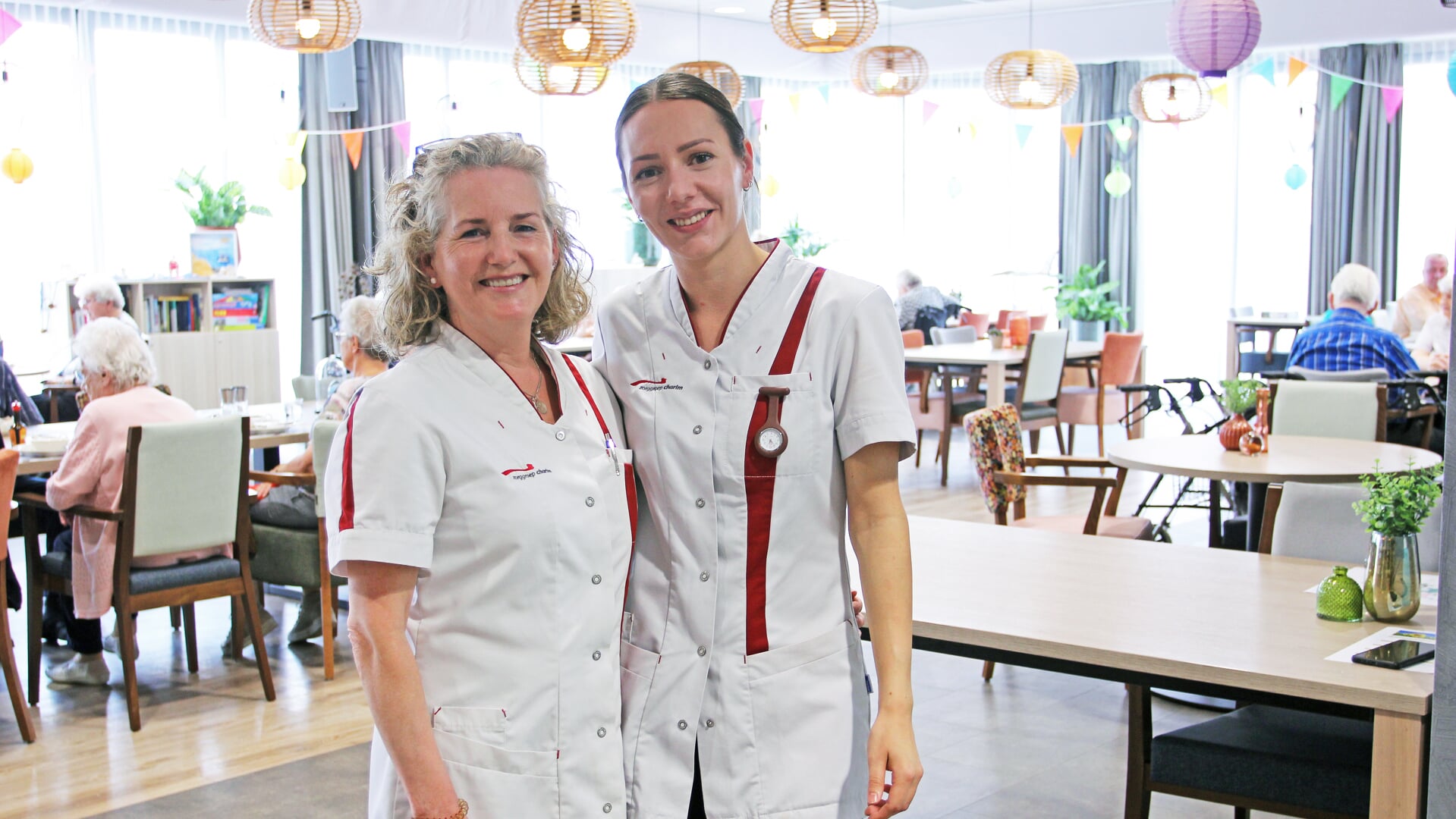 Willeke (links) en Soraya Teeninga zijn allebei zij-instromers bij Charim.