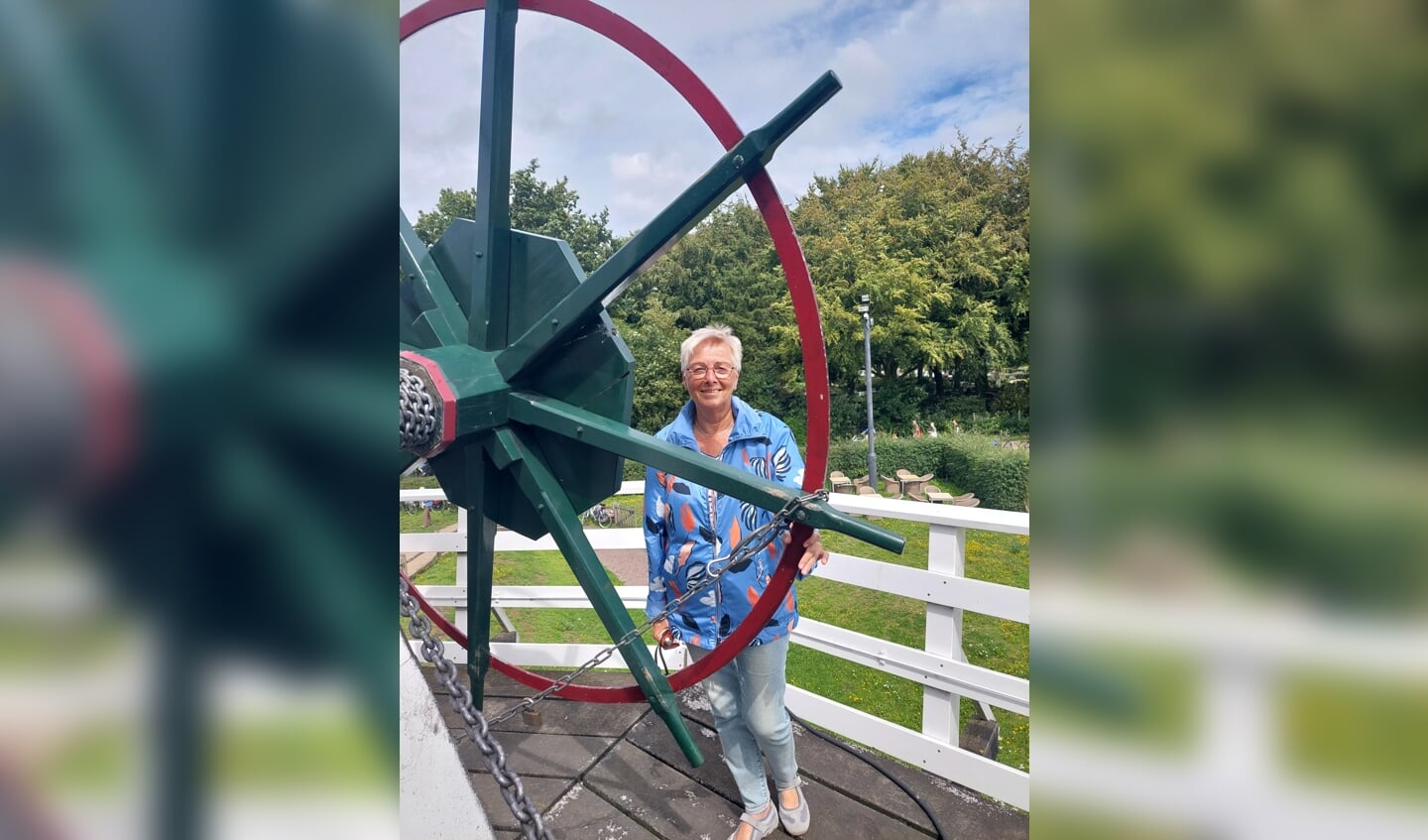 Tijdens het Roggefeest was molen De Windhond in goede handen.