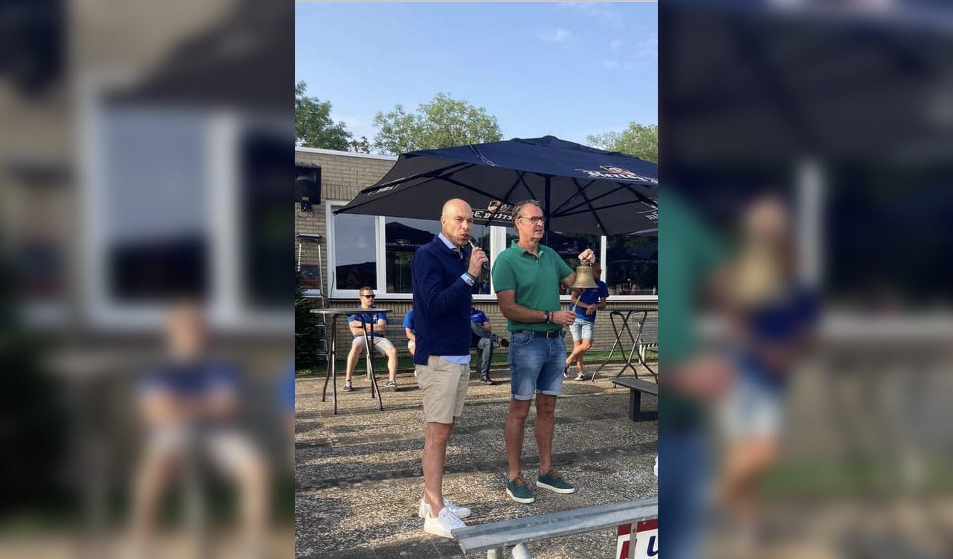 Voorzitter Adri Lugthart van Merwede/Multiplaat en eigenaar Jean-Louis Michielse van Hypozeker Nederland zullen ook dit jaar het toernooi openen.