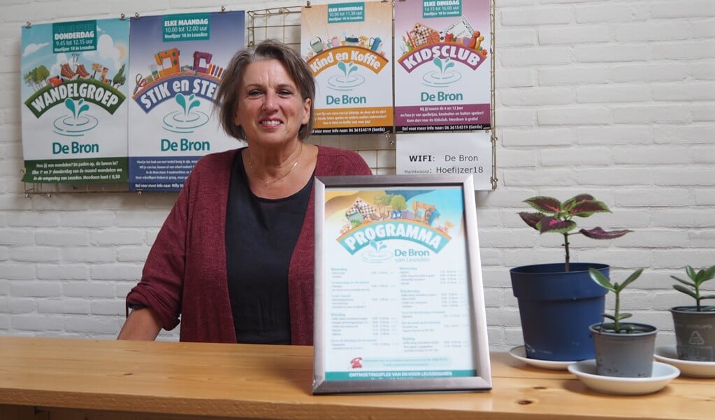 Connie Mennens: ,,Het zou leuk zijn als er meer maar ook jongere Leusdenaren De Bron weten te vinden.''