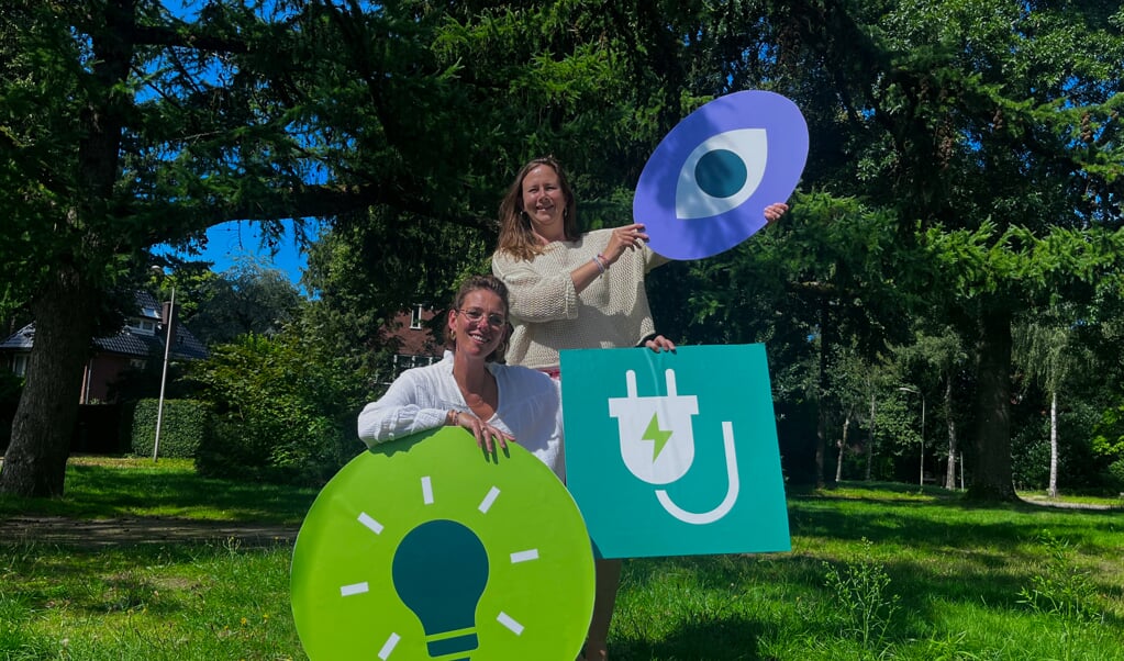 De organisatoren van de Frisse Pitch Merel de Jong (l) (Stadslab Zeist) en Margreet van der Pijl (Samen Duurzaam Zeist). 