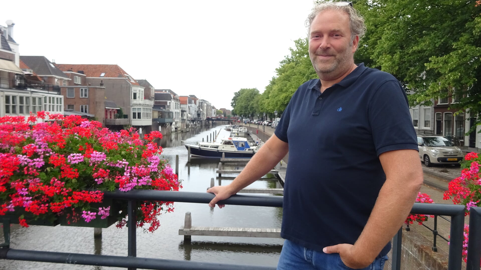 Rick Voorbergen, bestuurslid bij zowel GorkumNext als IKG Ondernemingsvereniging. 