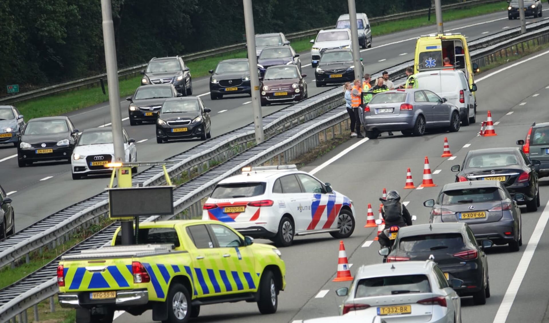 Grote Vertraging Op A1 En A30 Door Ongeval Bij Terschuur Barneveldse