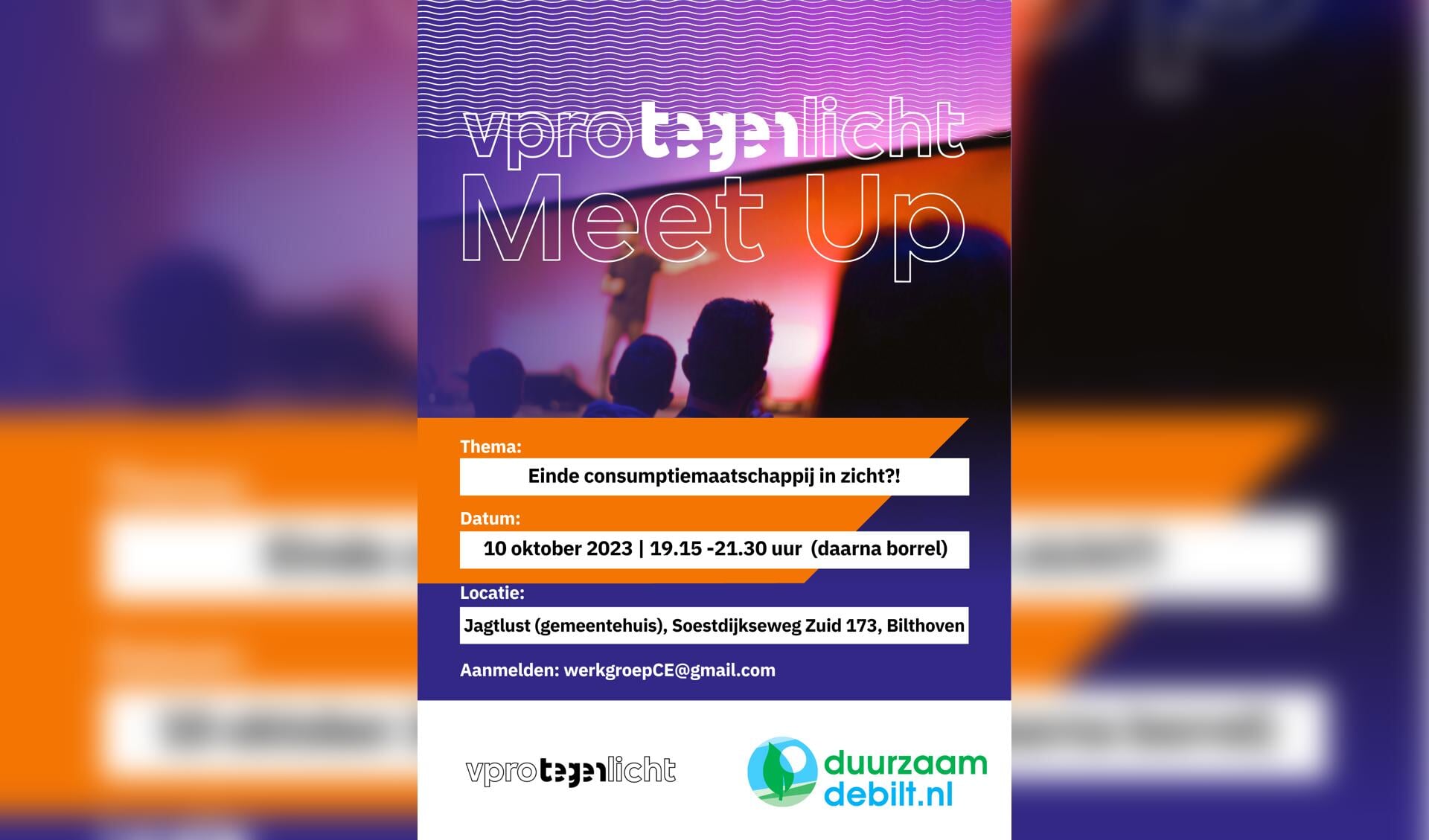 Aankondiging Tegenlicht Meet Up