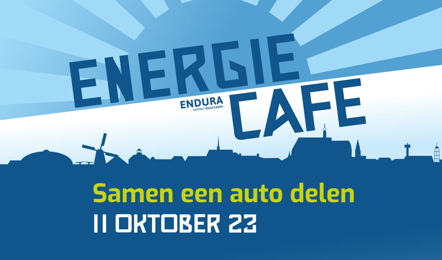 Endura EnergieCafé Een auto delen met je buurt