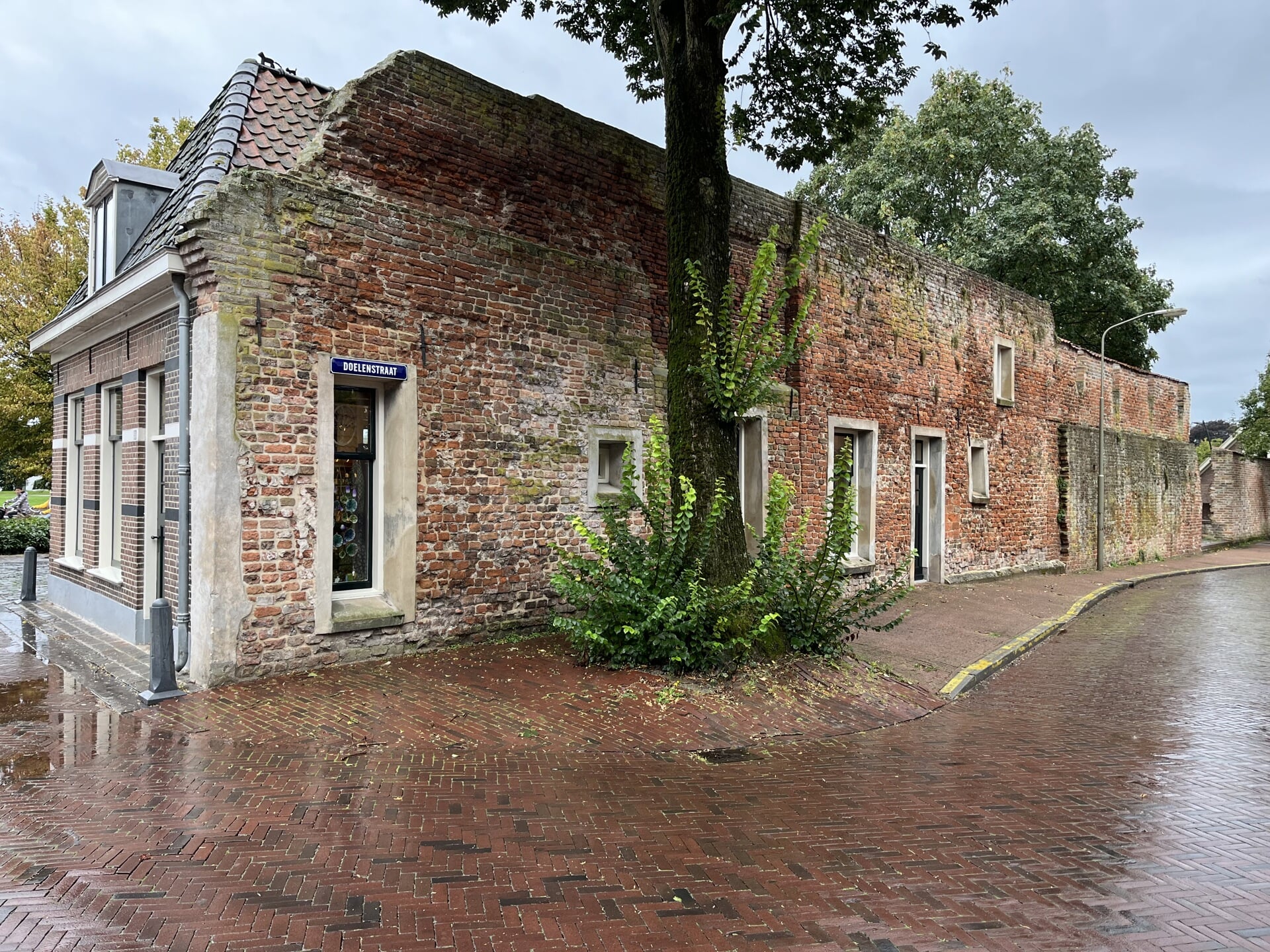 De stadsmuur van Harderwijk