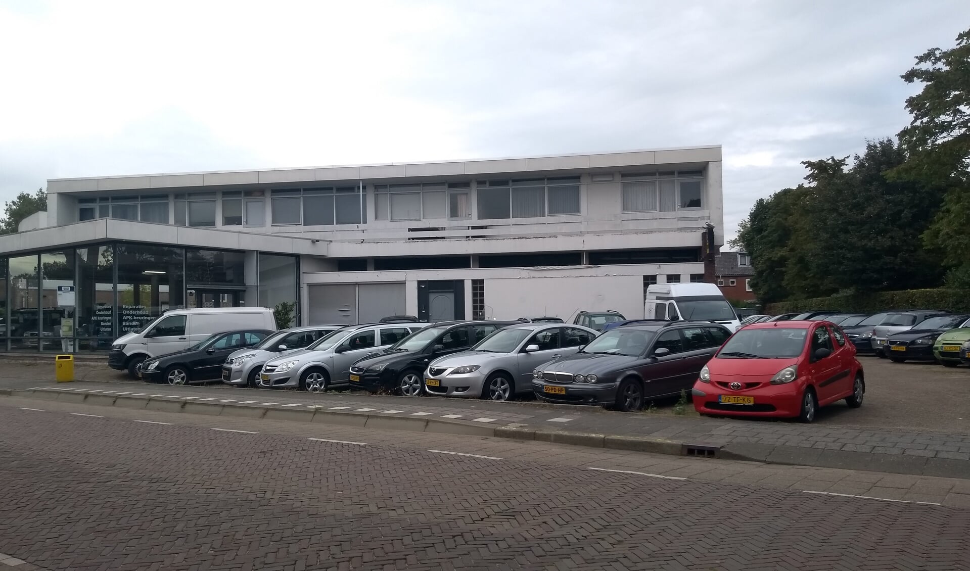 De huidige garage wordt naar verwachting in 2025 gesloopt