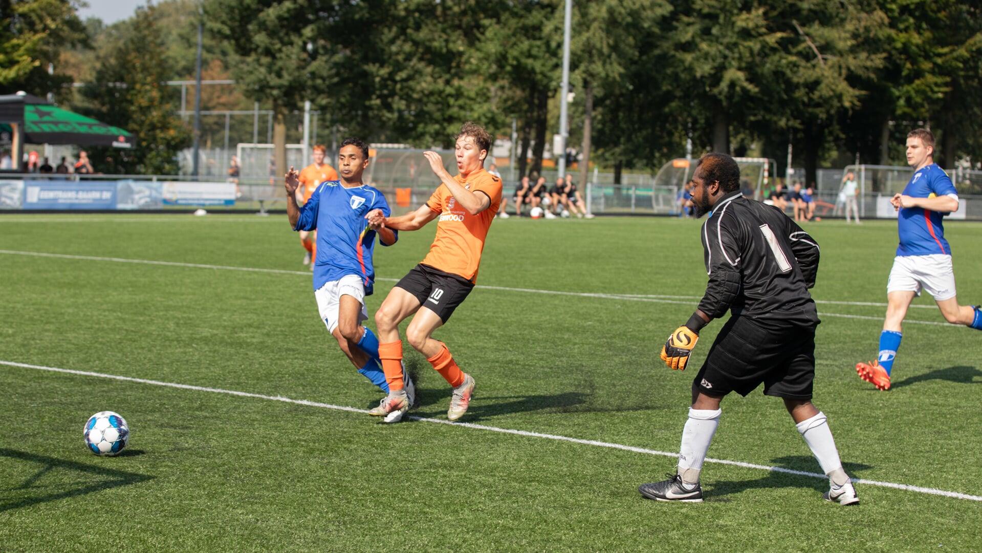 Archieffoto: Max Engberink met zijn doelpunt tegen FC Weesp